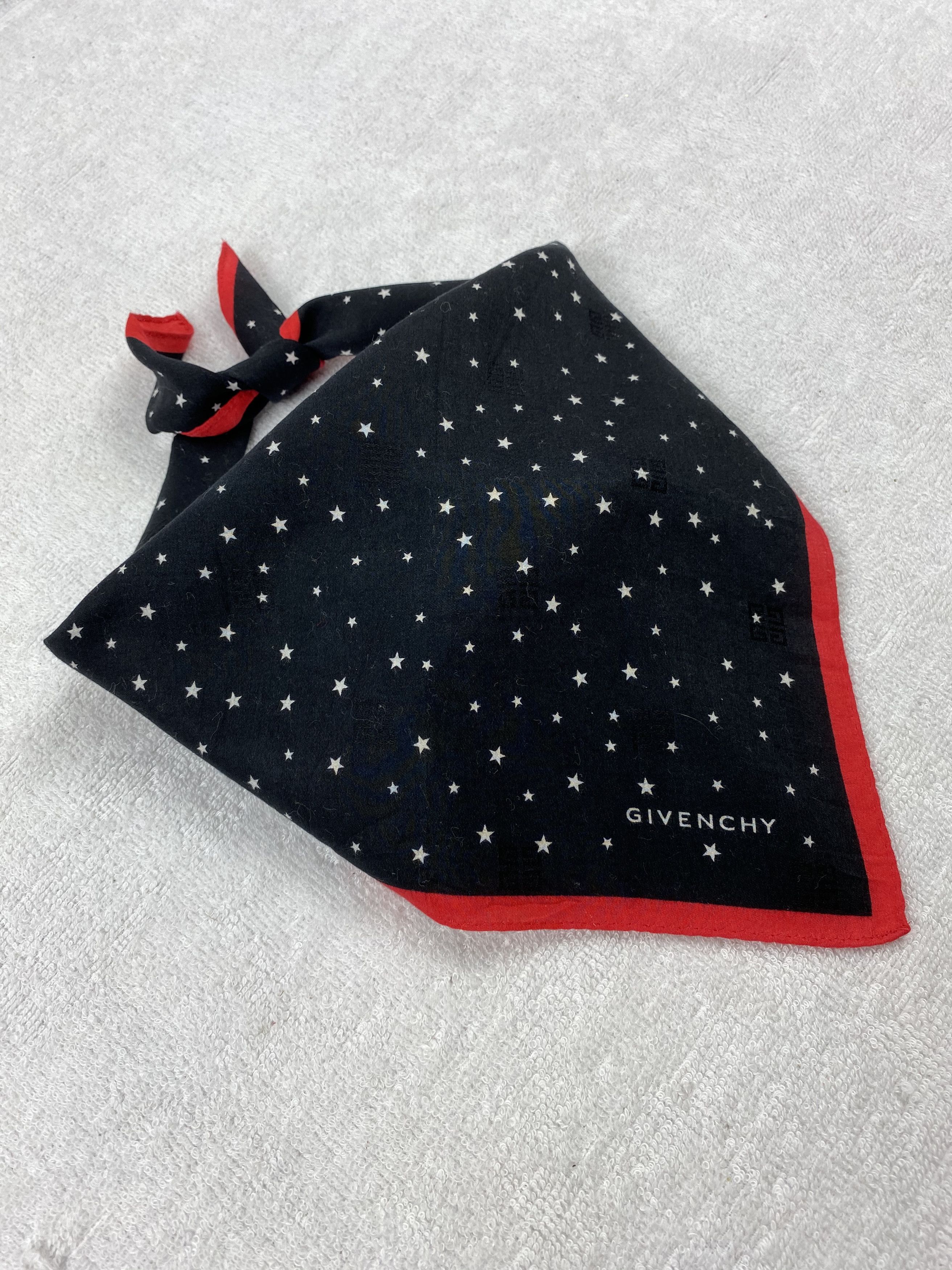 Vintage Givenchy Monogram Handkerchief / Bandana / Neckerchief Size ONE SIZE - 2 Thumbnail