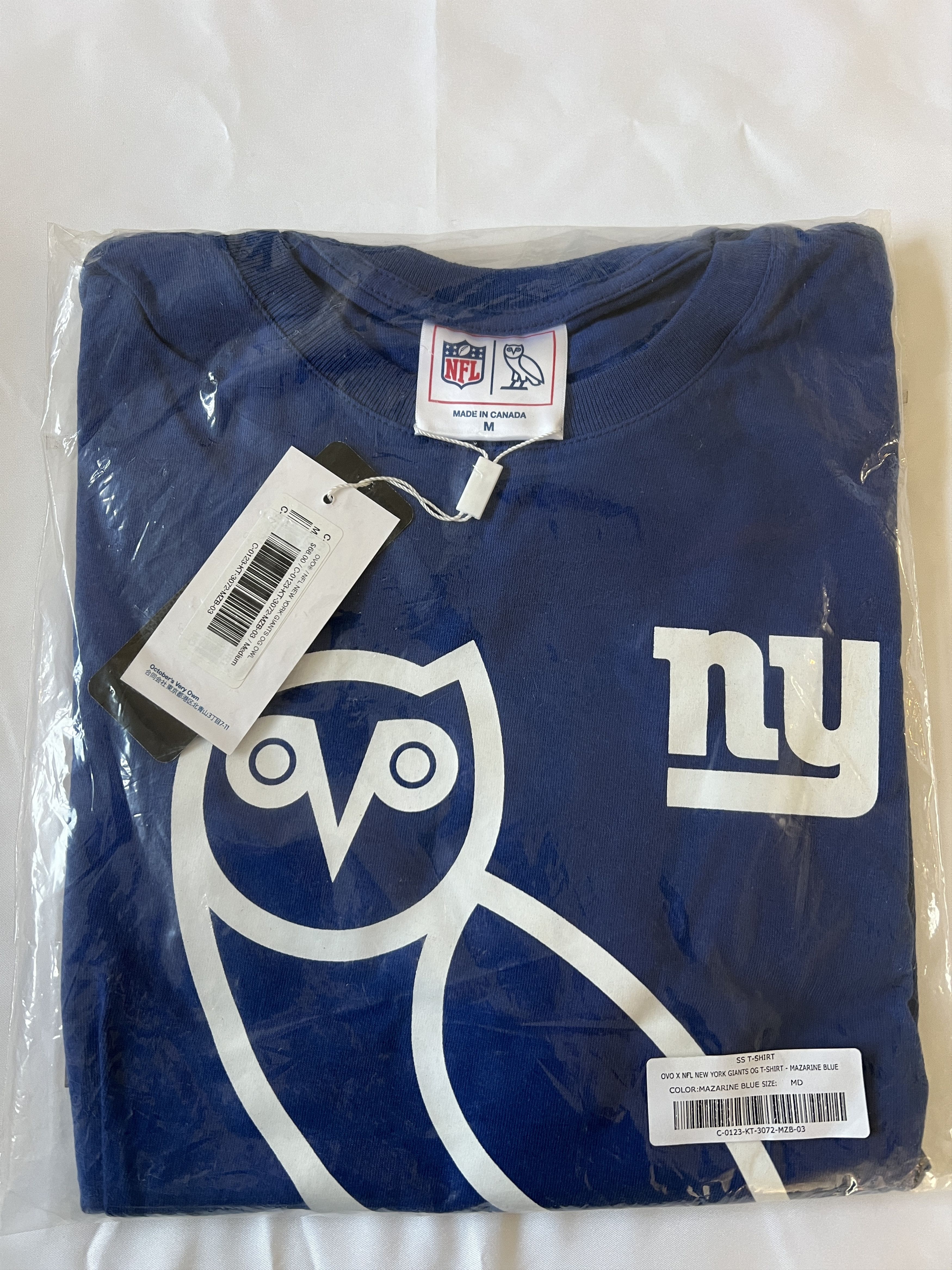 Drake OVO x NFL NEW YORK GIANTS OG T-SHIRT Size US M / EU 48-50 / 2 - 1 Thumbnail