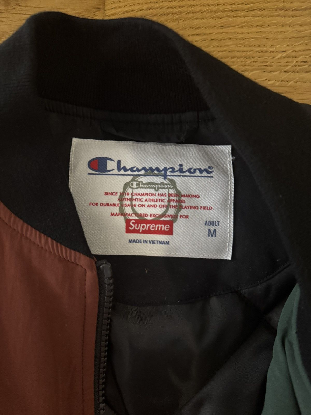 Champion × Supreme Supreme Champion Color Blocked Jacket - Size Medium Like New Size US M / EU 48-50 / 2 - 5 Thumbnail