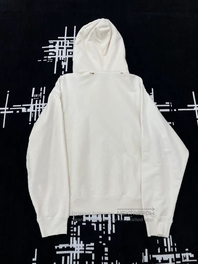 Gucci Gucci White line cat letter logo hooded sweatshirt Size S / US 4 / IT 40 - 3 Thumbnail