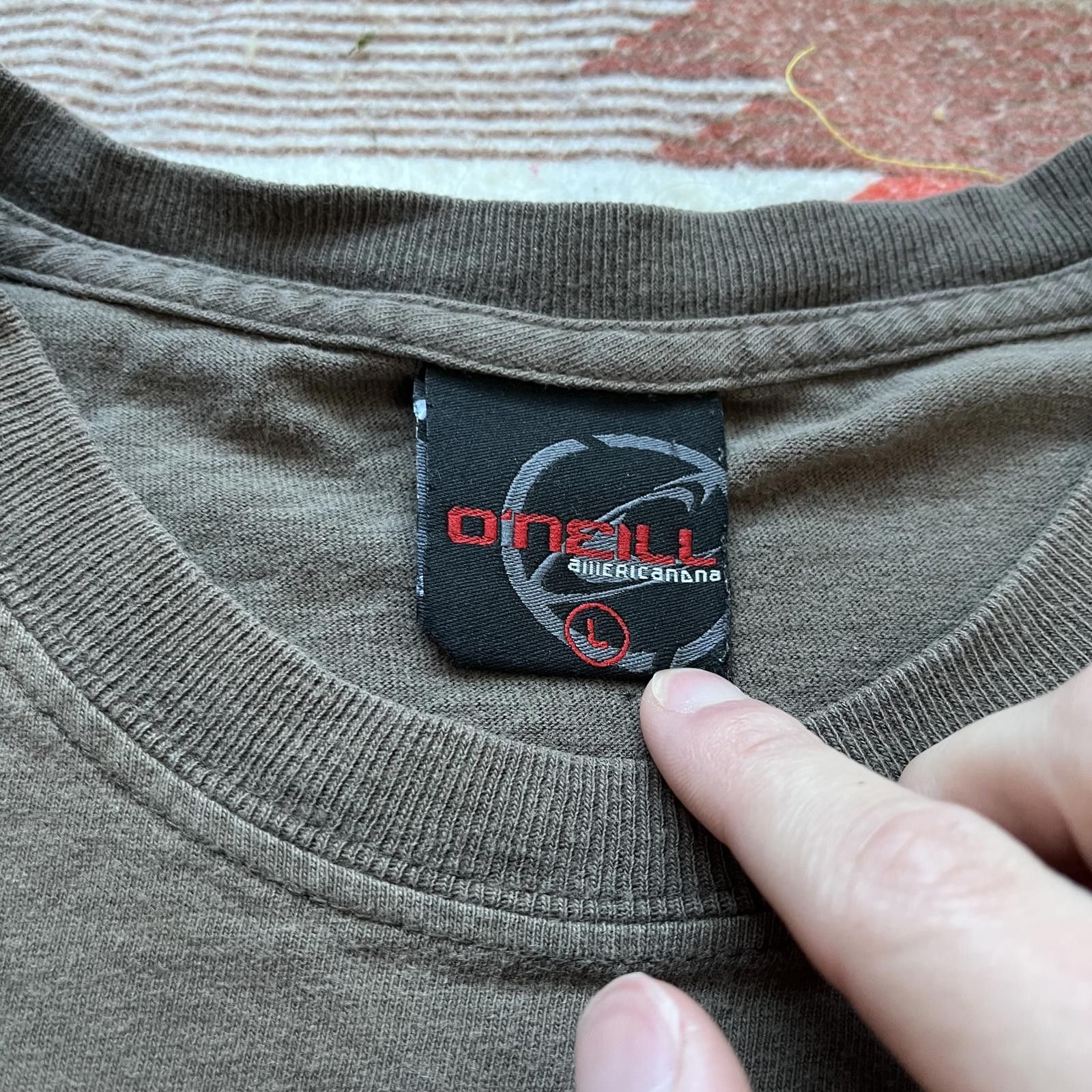 O'Neill × Vintage Vintage Y2K Chocolate Brown O’Neill Surf Skate Grunge Shirt Size US L / EU 52-54 / 3 - 4 Thumbnail