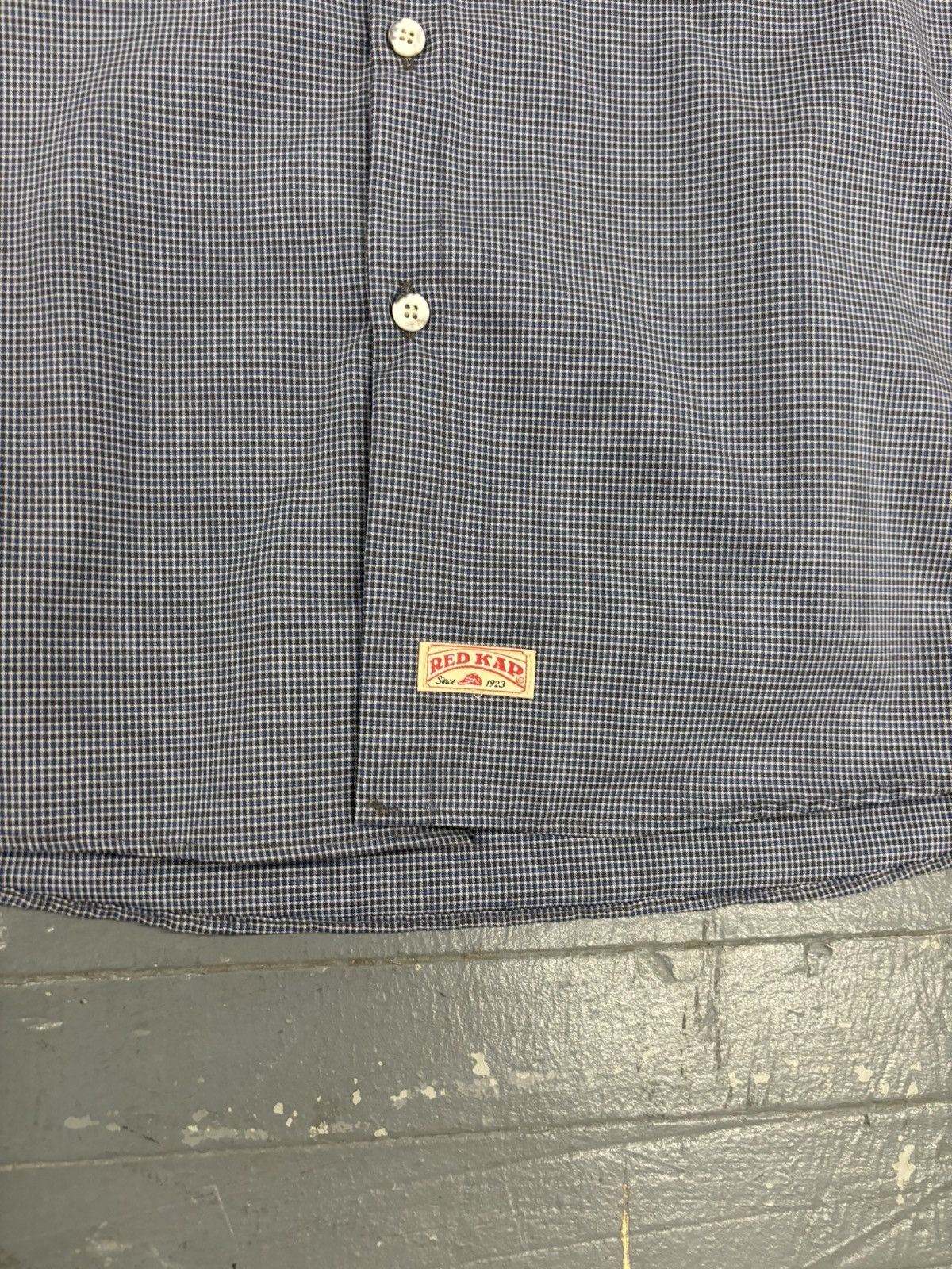 Vintage Vintage Red kap striped workwear shirt Size US L / EU 52-54 / 3 - 9 Thumbnail