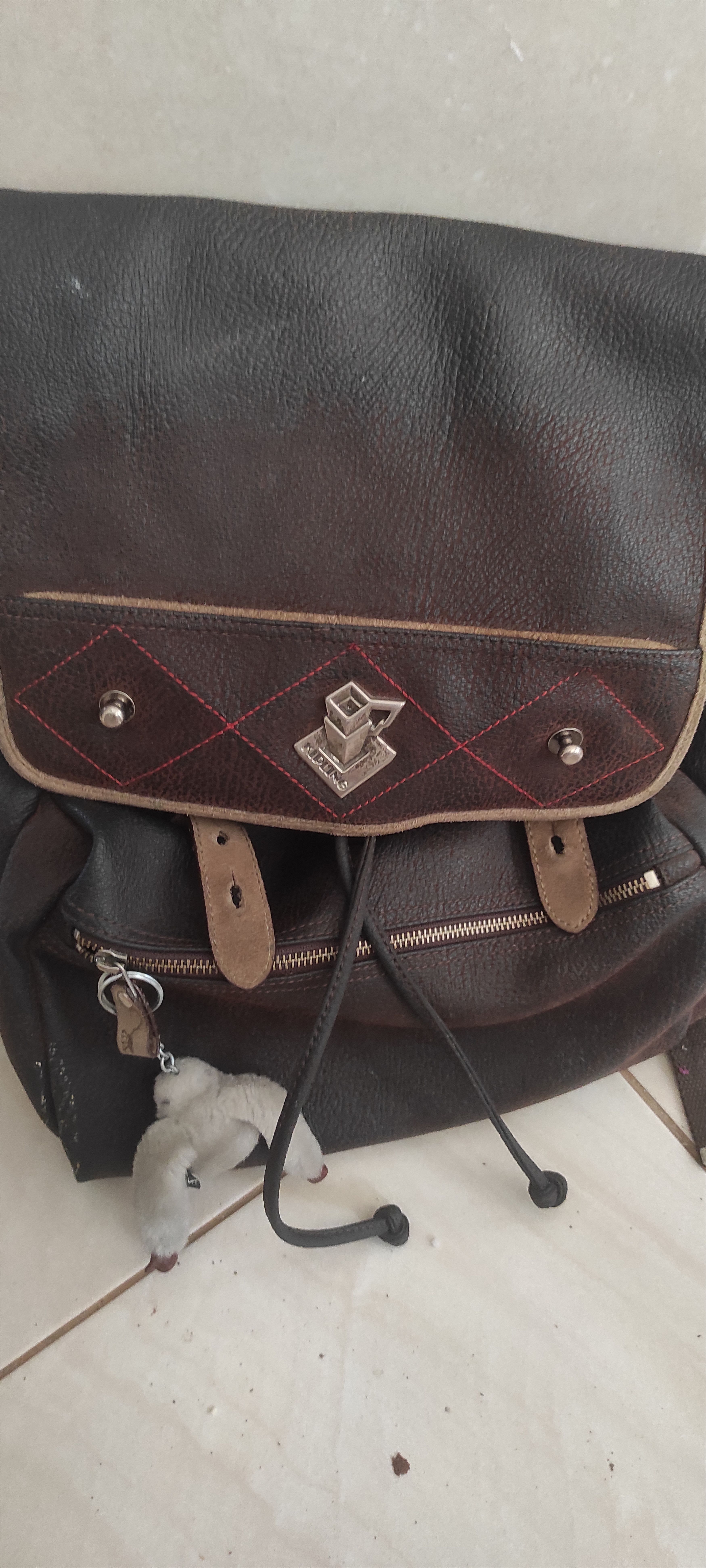 Other Kipling Leather Backpack Vintage Y2K 90s Rare Size ONE SIZE - 12 Thumbnail