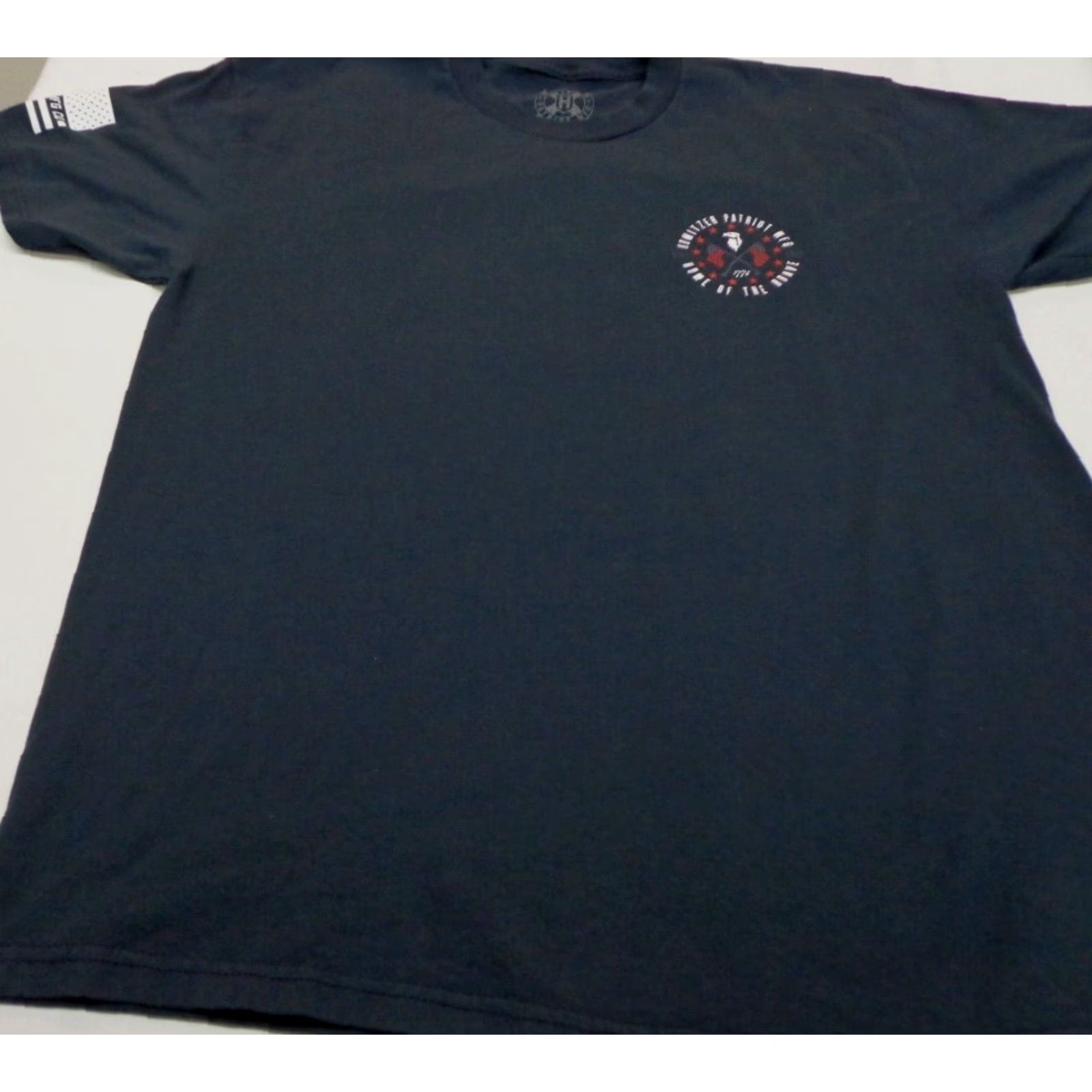 Vintage Howitzer T-Shirt Navy Blue Land of the Free Patriot Patriotic Men L Size Shirt Size US L / EU 52-54 / 3 - 2 Thumbnail