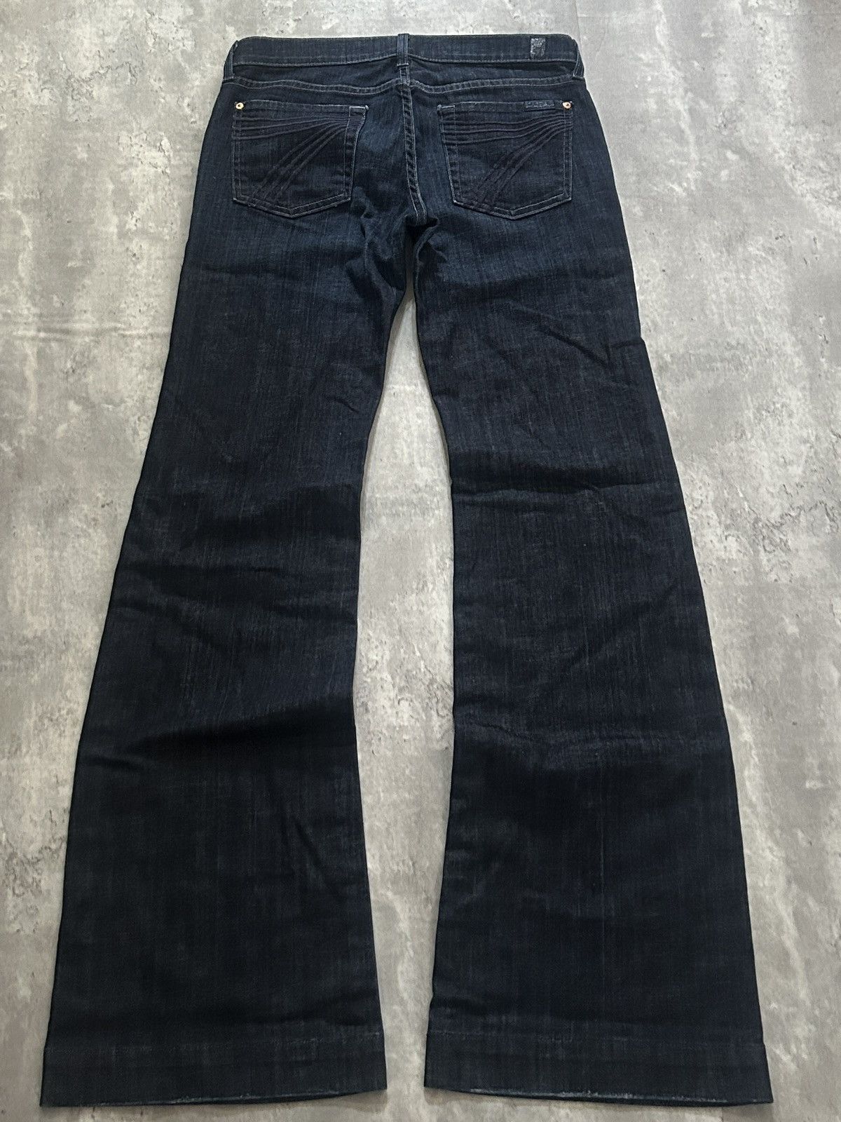 7 For All Mankind 7 For All Mankind Vintage Flare Dojo Jeans Size US 29 - 4 Thumbnail
