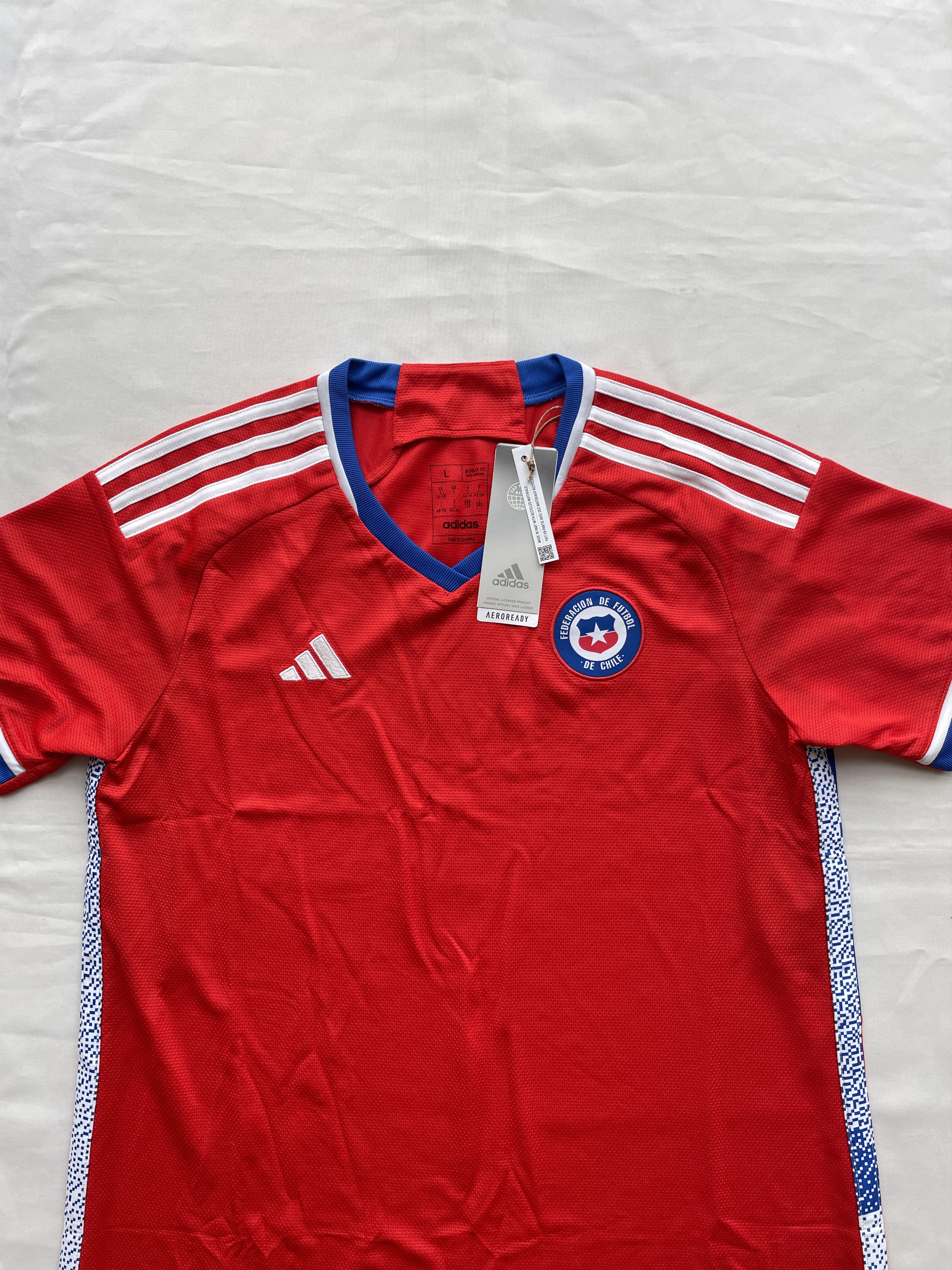 Adidas BNWT Adidas ANFP Chile 2022 Home Womens Soccer Jersey Size L / US 10 / IT 46 - 3 Thumbnail