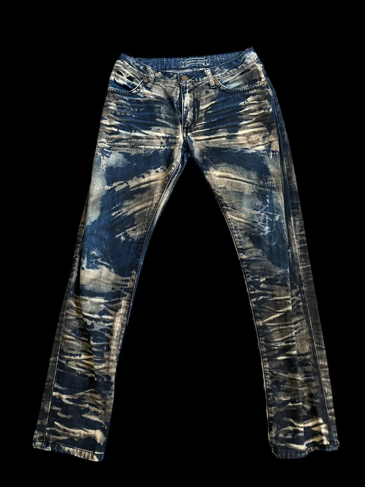 Robins Jeans Long Flap Swarovski Jeans Size US 30 / EU 46 - 1 Thumbnail