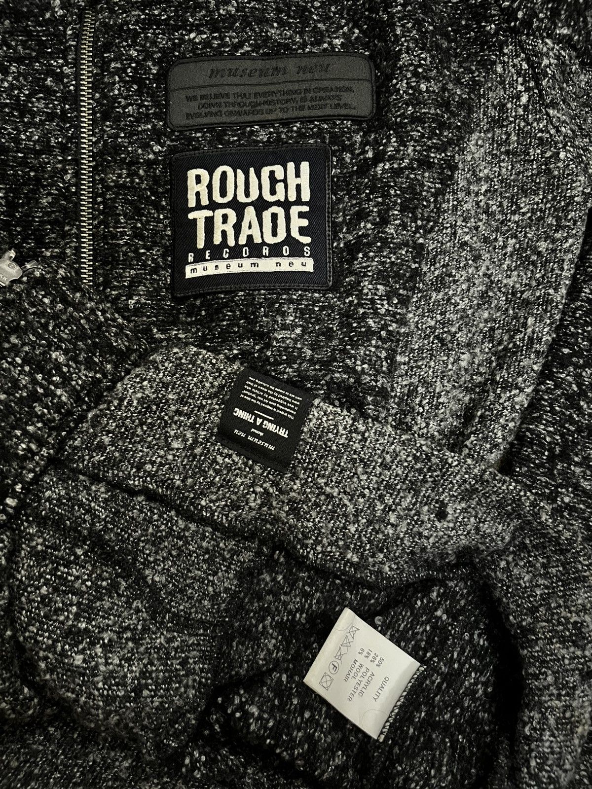Other 2000s museum neu rough records blended hoodies #H2 Size US L / EU 52-54 / 3 - 9 Thumbnail