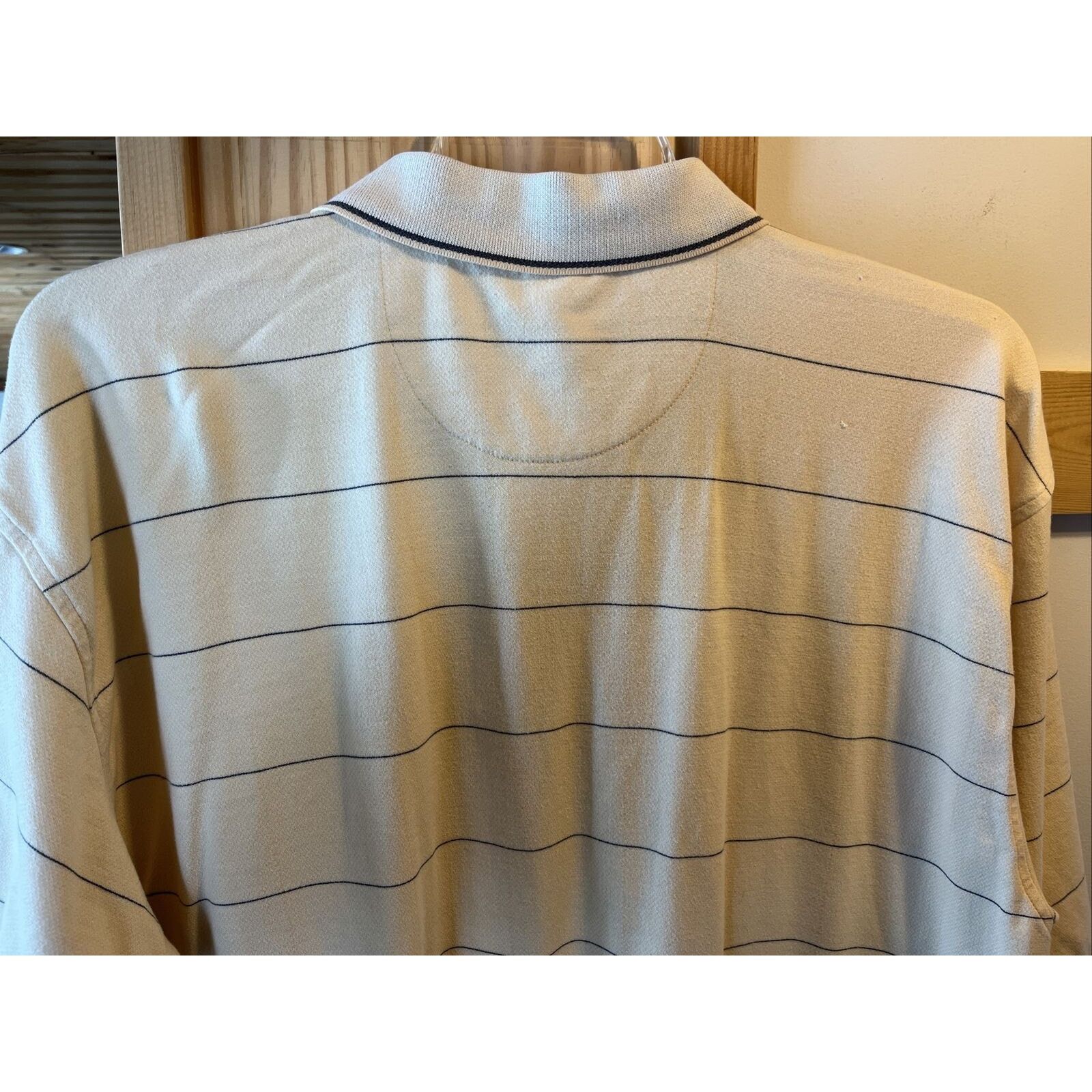 Other Cross Creek Men’s XL Yellow Striped cotton golf polo shirt Size US XL / EU 56 / 4 - 7 Thumbnail