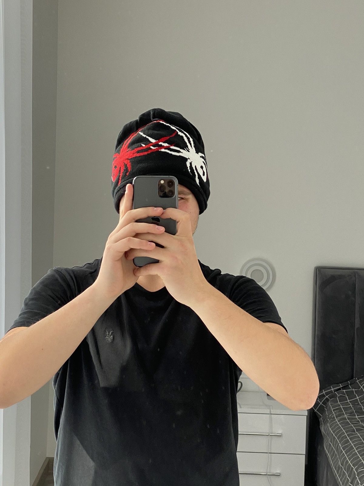 Spyder × Vintage Vintage Y2K Spyder Spiderweb Beanie Size ONE SIZE - 4 Thumbnail