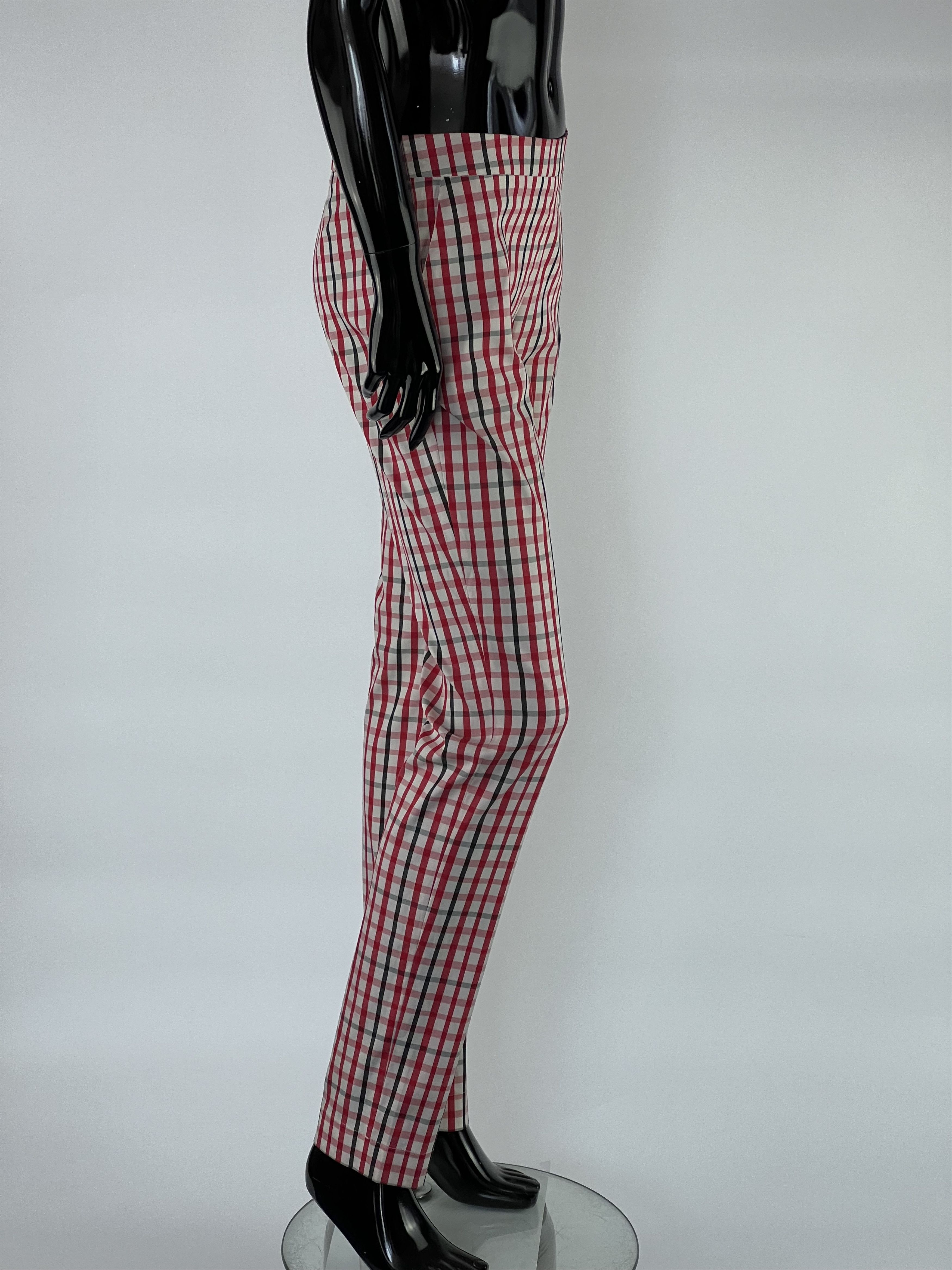DAKS Daks London Women's Multicolor Check Pants Size UK8 IT40 Size 27" / US 4 / IT 40 - 2 Thumbnail