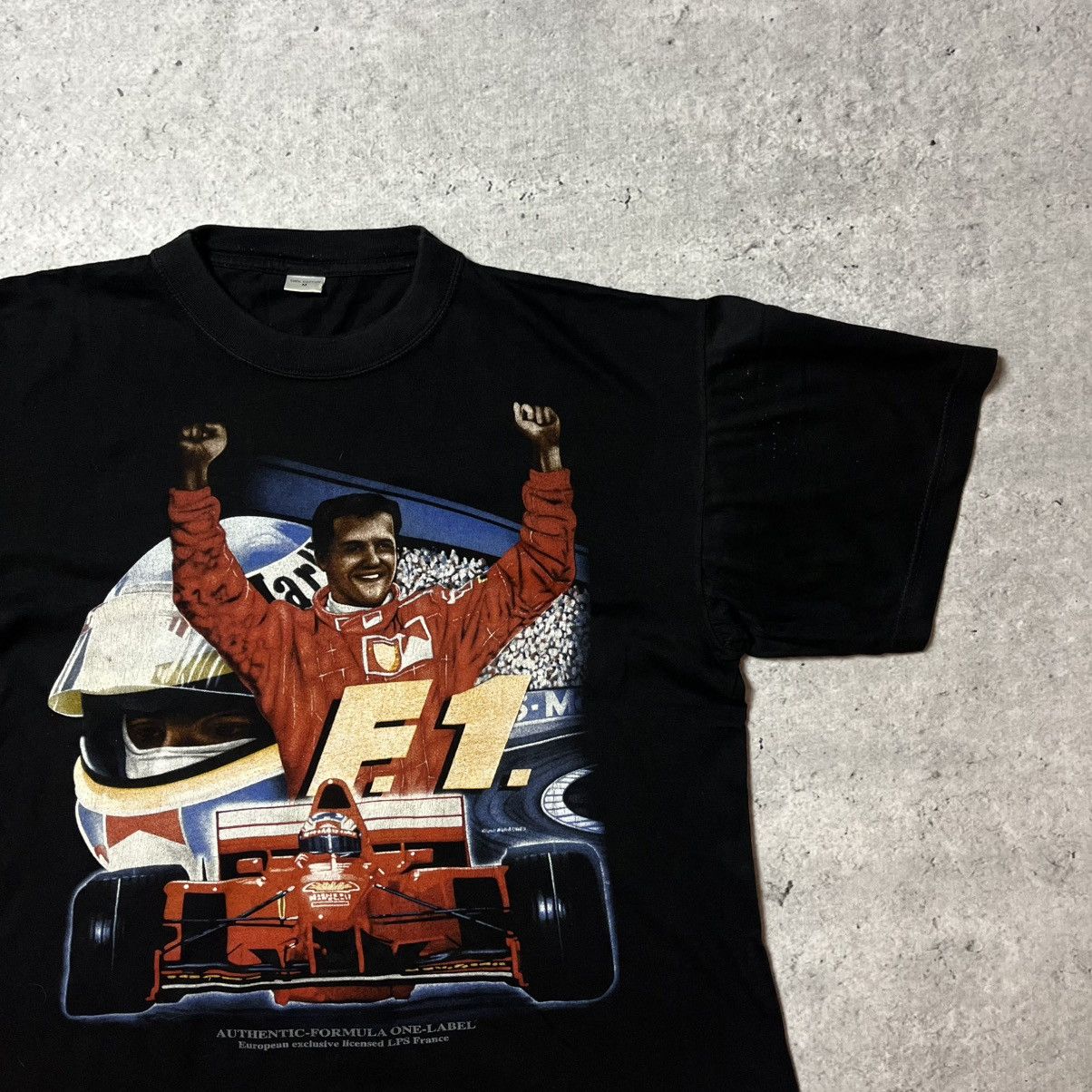 Formula 1 Vintage formula one Michael Schumacher tee M vintage 90s Size US M / EU 48-50 / 2 - 4 Thumbnail