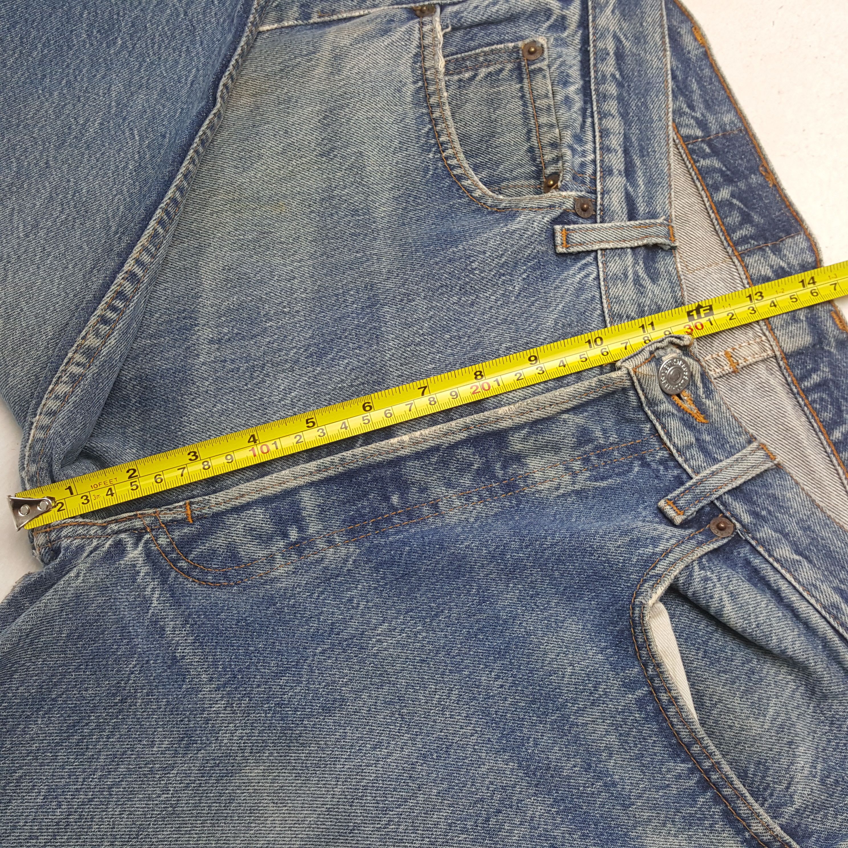 Levi's Levis Streetwear Style Distressed Jeans RR9 Size US 33 - 8 Thumbnail