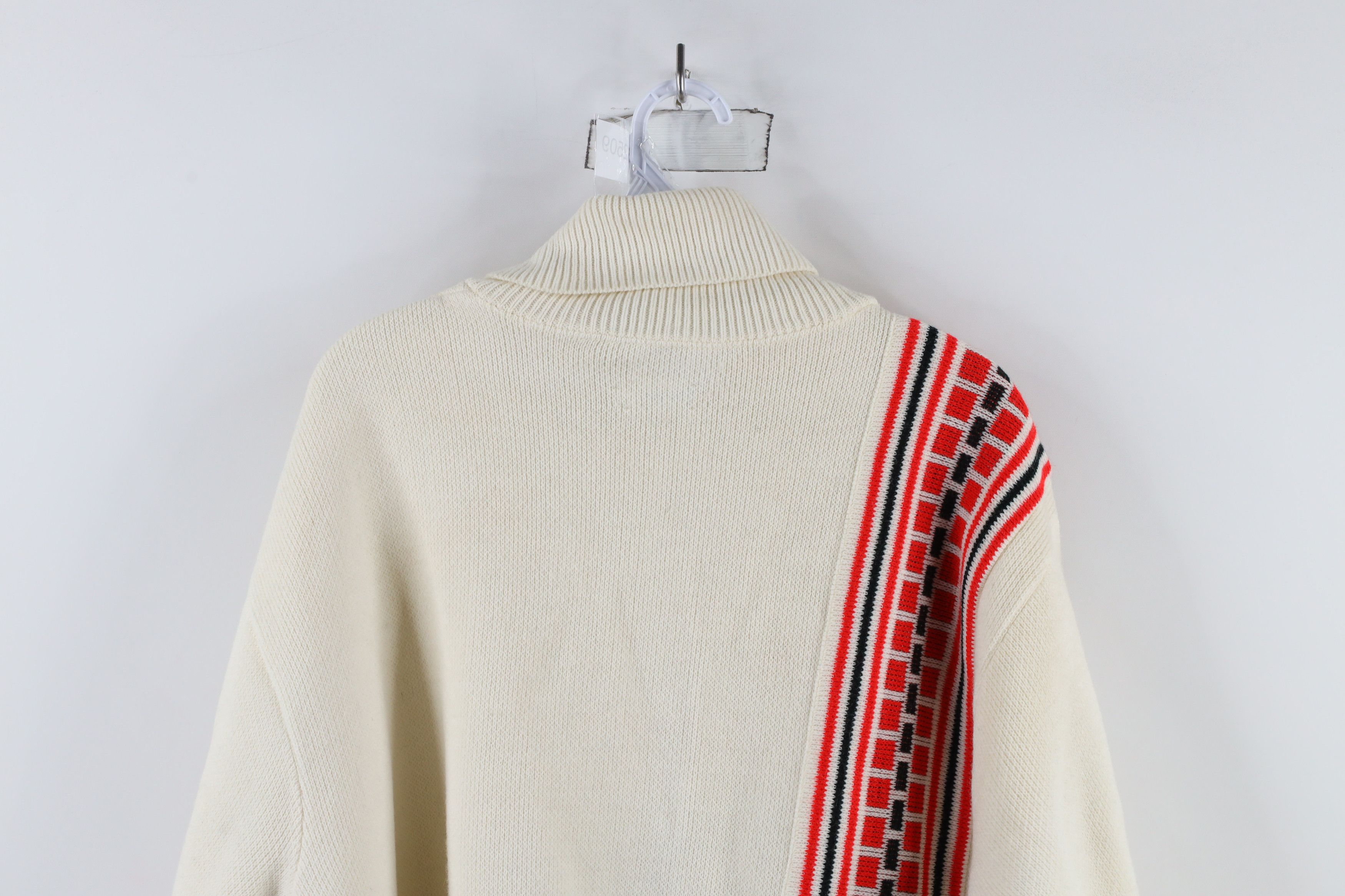 Vintage × Yamaha Vintage 70s Yamaha Racing Design Turtleneck Sweater USA Size US XL / EU 56 / 4 - 11 Thumbnail