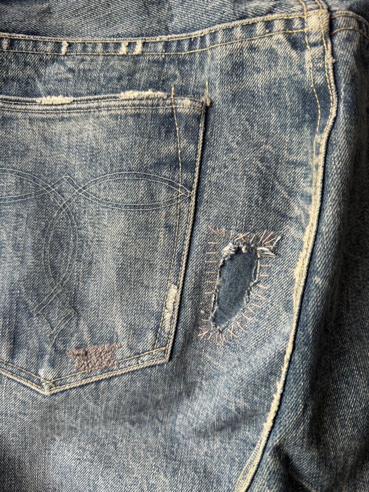 Ralph Lauren 2006 RRL 1/1 Moonshine Wash Lapidary Gemstone Selvedge Denim Size US 35 - 17 Thumbnail