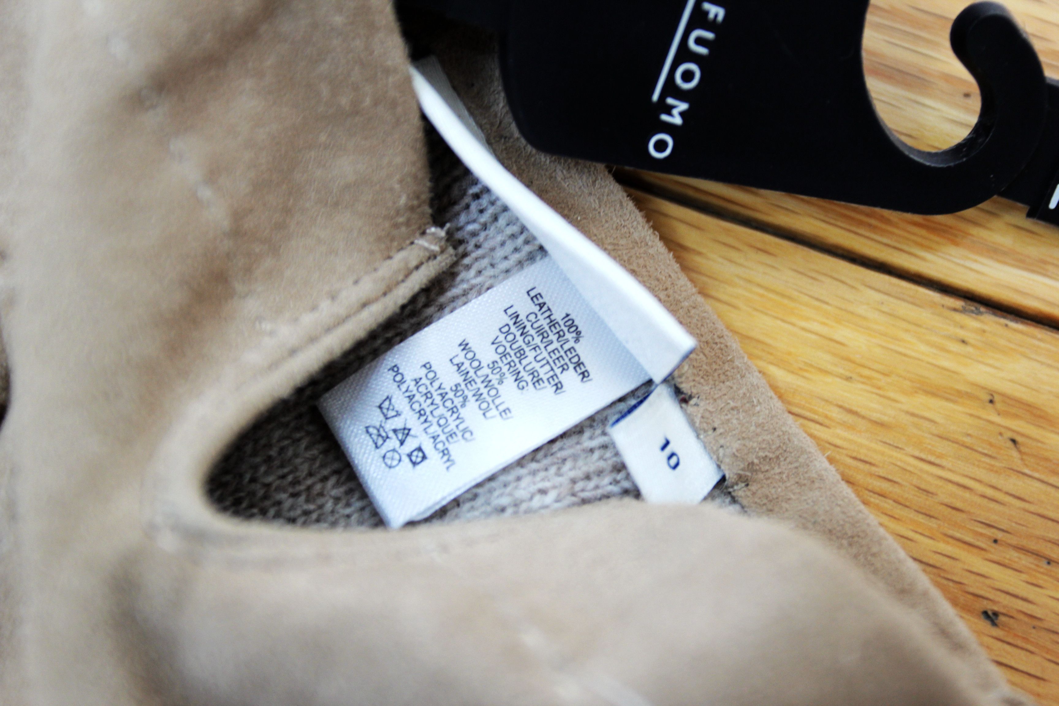 Other BNWT AW25 PROFUOMO OUTER SEAM SUEDE GLOVES 10 Size ONE SIZE - 4 Thumbnail