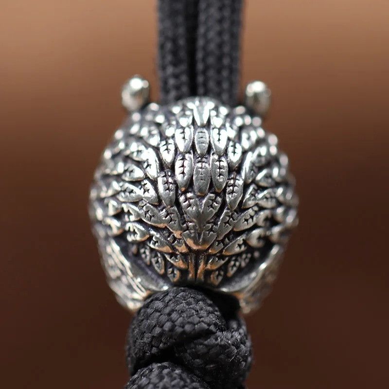 Handmade 3Pcs Cute Owl Beads Paracord Bead Zipper Umbrella Rope Size ONE SIZE - 6 Thumbnail