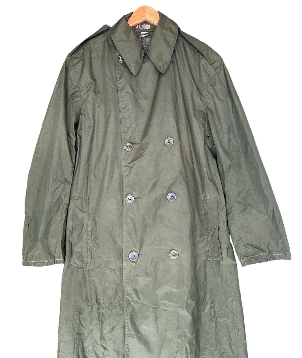 Vintage Vtg🔥ARMY Nylon Long Coat Size US M / EU 48-50 / 2 - 2 Thumbnail