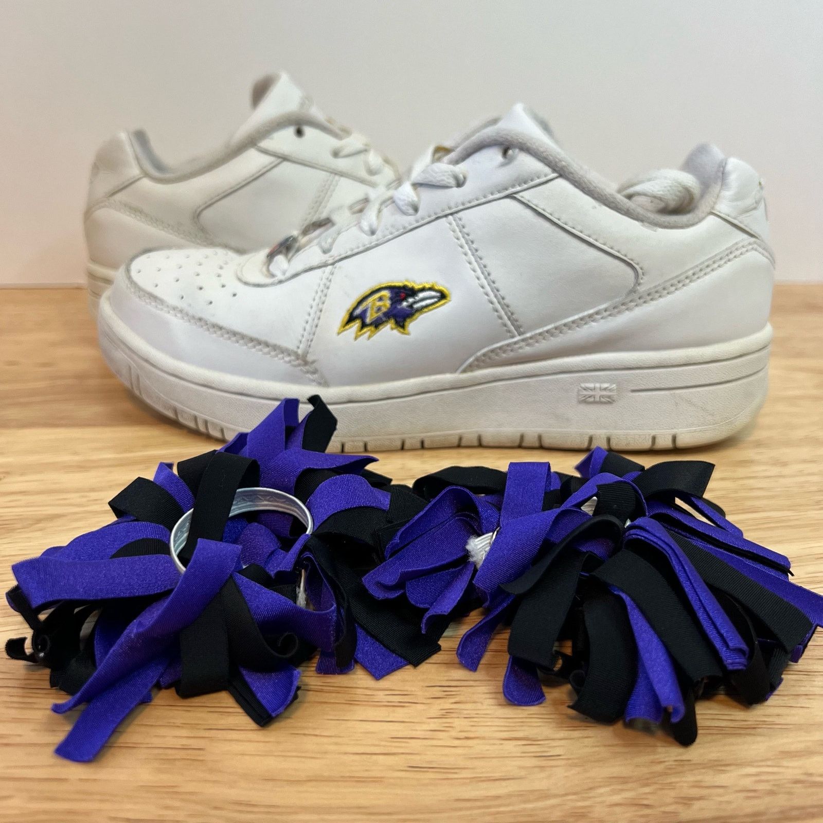 Reebok Reebok x NFL Baltimore Ravens White Purple Vintage Sneakers Size US 5 / IT 35 - 11 Thumbnail