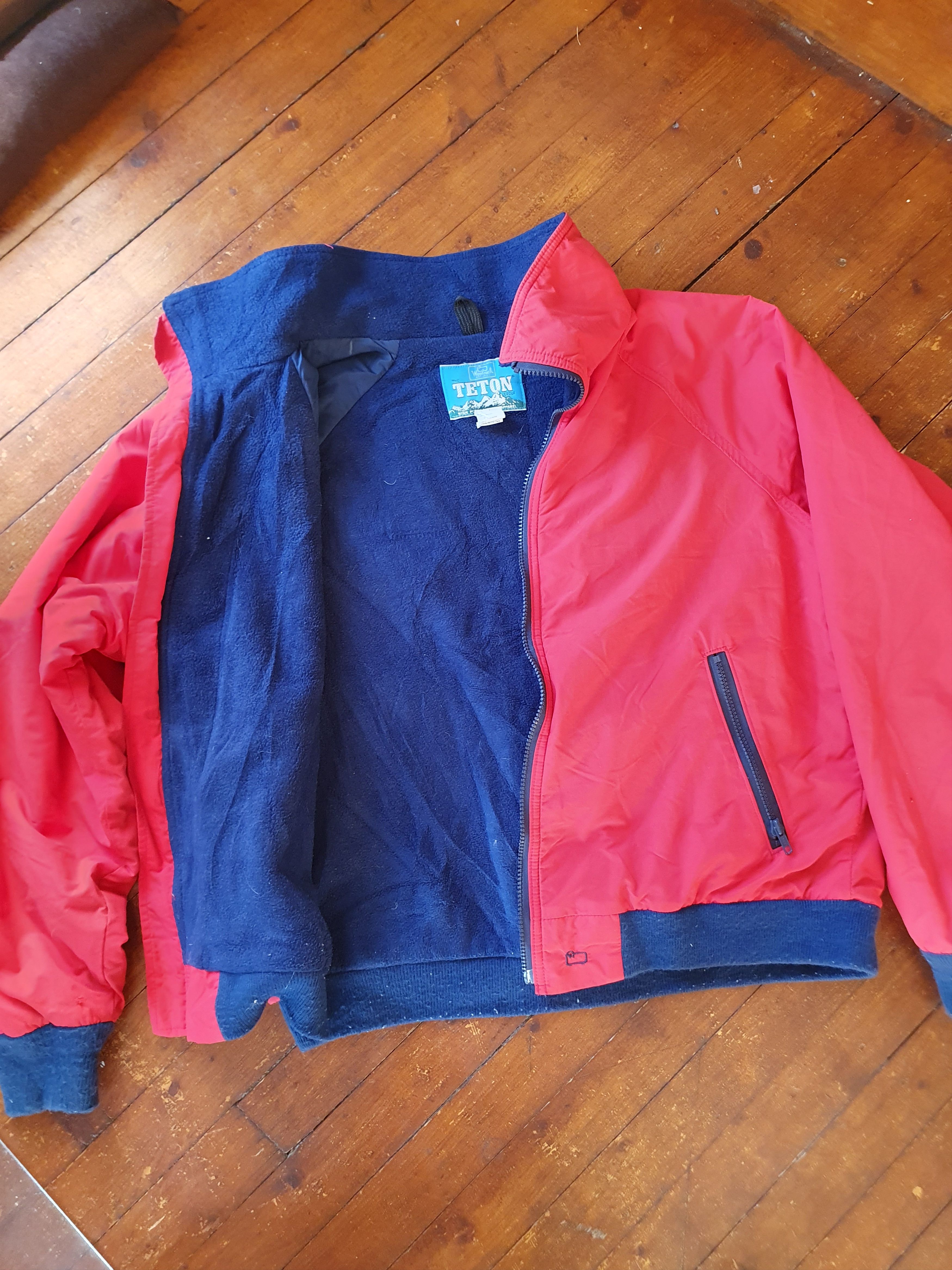 Vintage × Woolrich Woolen Mills Woolrich Teton Jacket Vintage Made in USA Fleece Lined Size US L / EU 52-54 / 3 - 1 Thumbnail