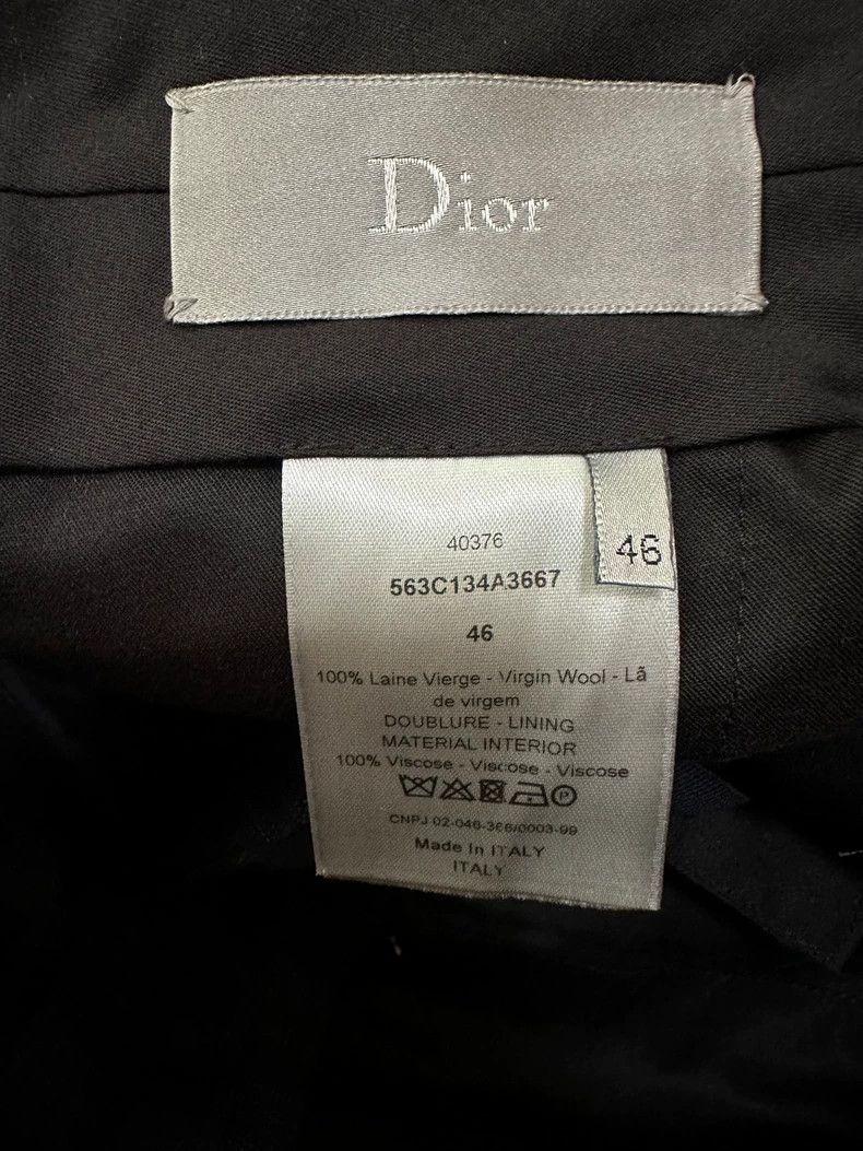 Dior Dior 15ss striped stitching wool cover jacket 2501-Nextarro Size US S / EU 44-46 / 1 - 9 Thumbnail