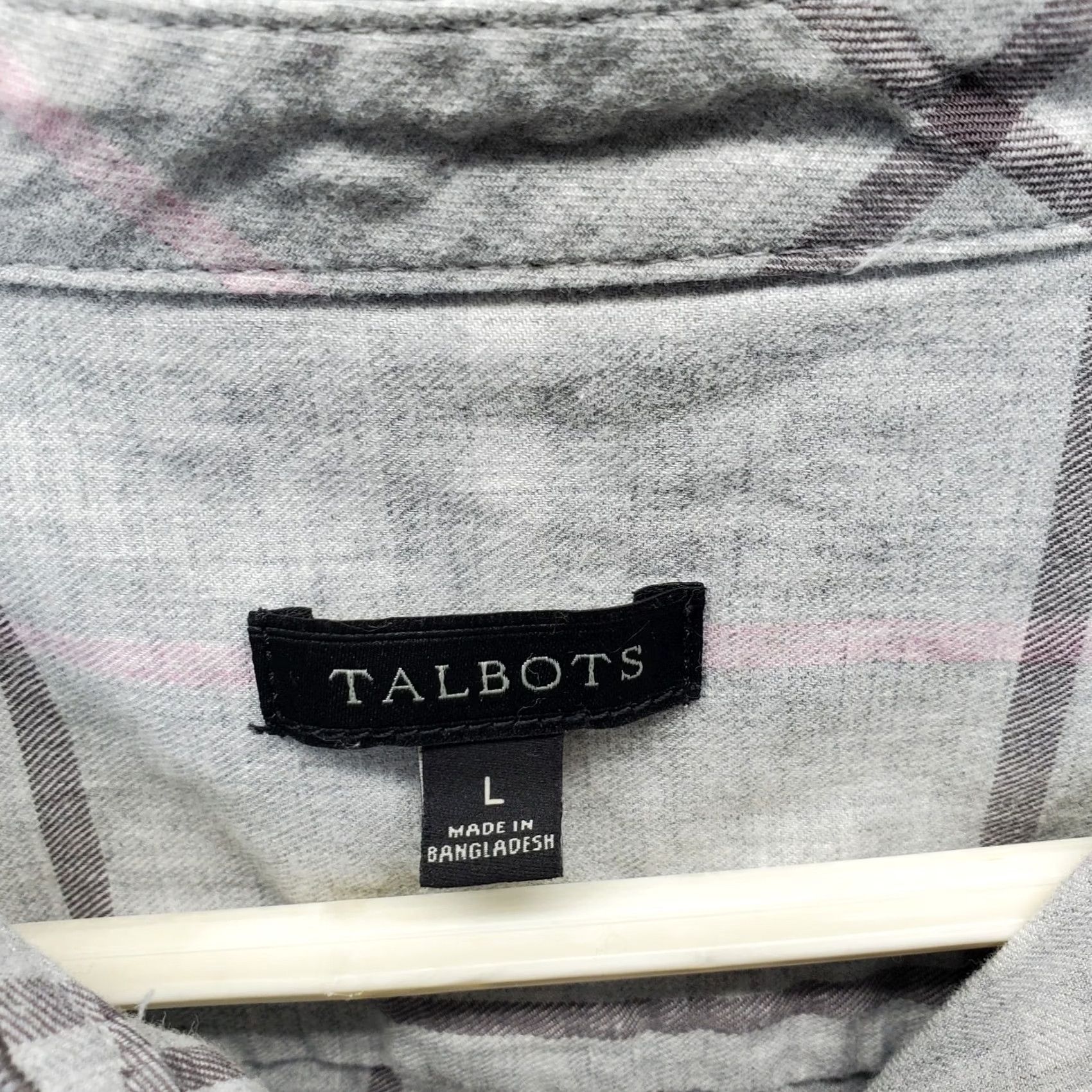 Talbots Talbots Classic Shirt Womens L Multi Plaid Cotton Long Sleeve Button Up 100% Cotton Shirt Womens L Multicolor Plaid Casual Shirt Talbots Button-Up Size L / US 10 / IT 46 - 6 Thumbnail