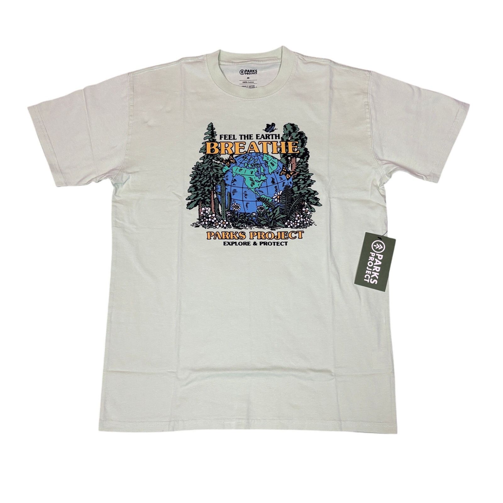Parks Project NWT Parks Project Feel The Earth Breathe T Shirt Medium Size US M / EU 48-50 / 2 - 1 Thumbnail