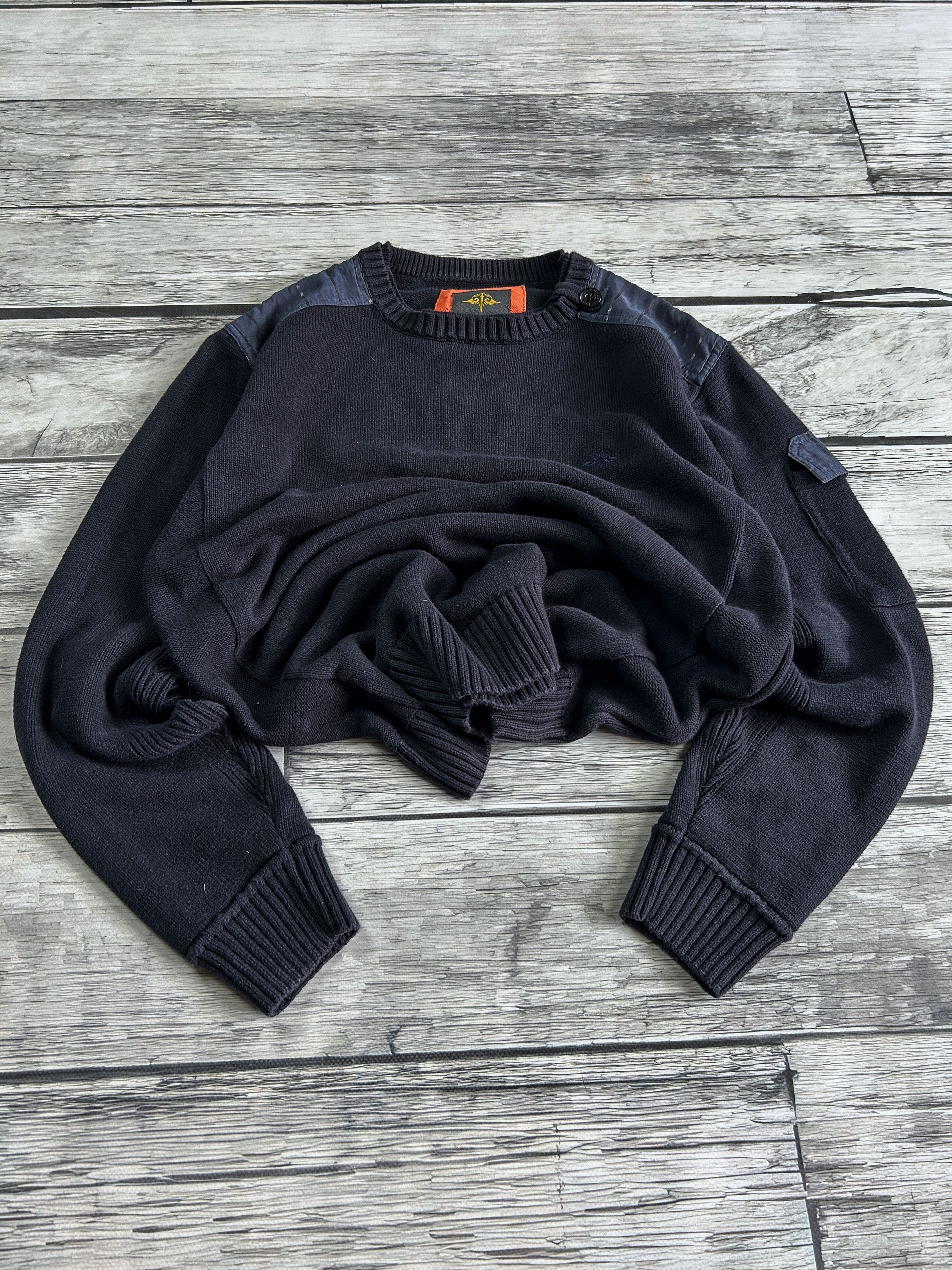 Vintage Y2K Tribal Knit Sweater Cyber Grunge Archive Size US M / EU 48-50 / 2 - 1 Thumbnail
