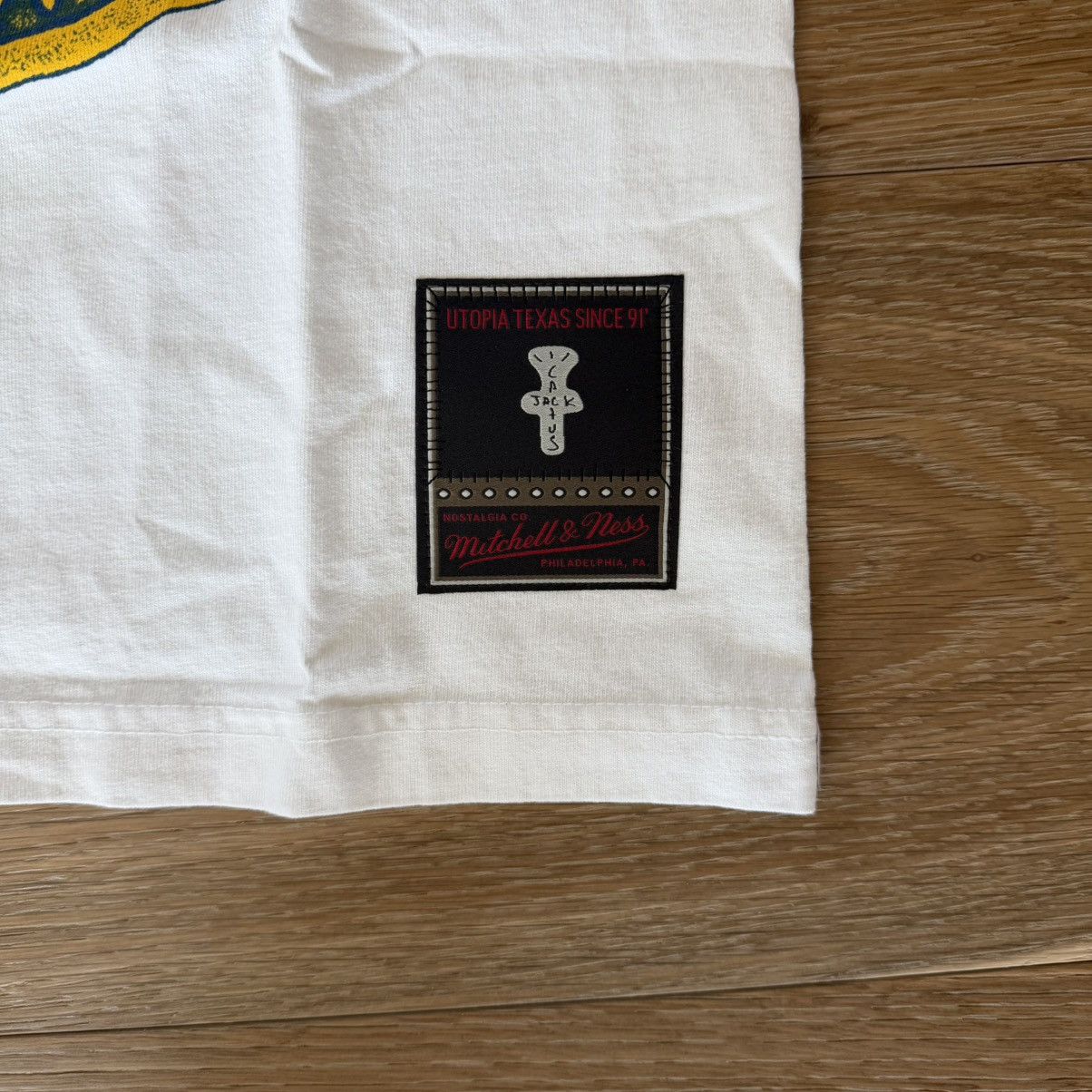 Mitchell & Ness × Travis Scott Travis Scott Michell & Ness North Carolina A&T Handdrawn Tee Size US S / EU 44-46 / 1 - 3 Thumbnail