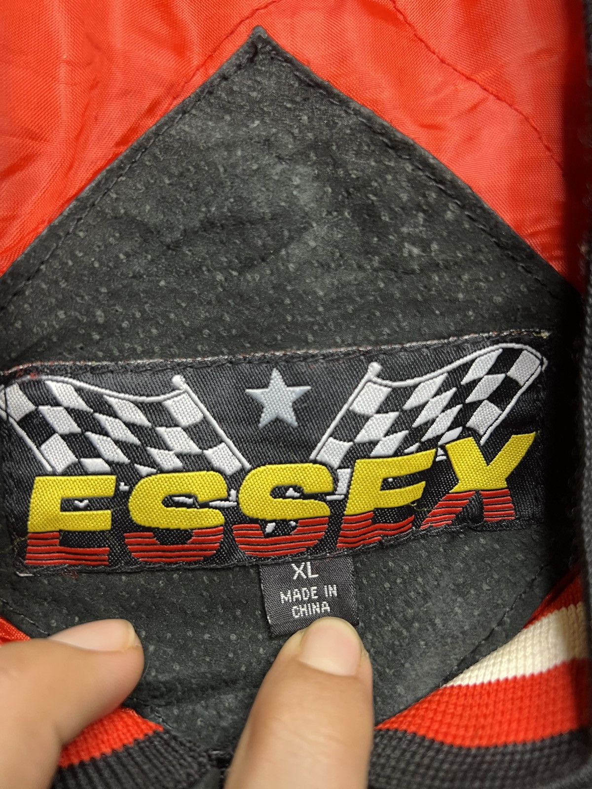 Other VTG NASCAR Essex Dodge Motorsports Real Suede Leather Jacket Size US XL / EU 56 / 4 - 6 Thumbnail
