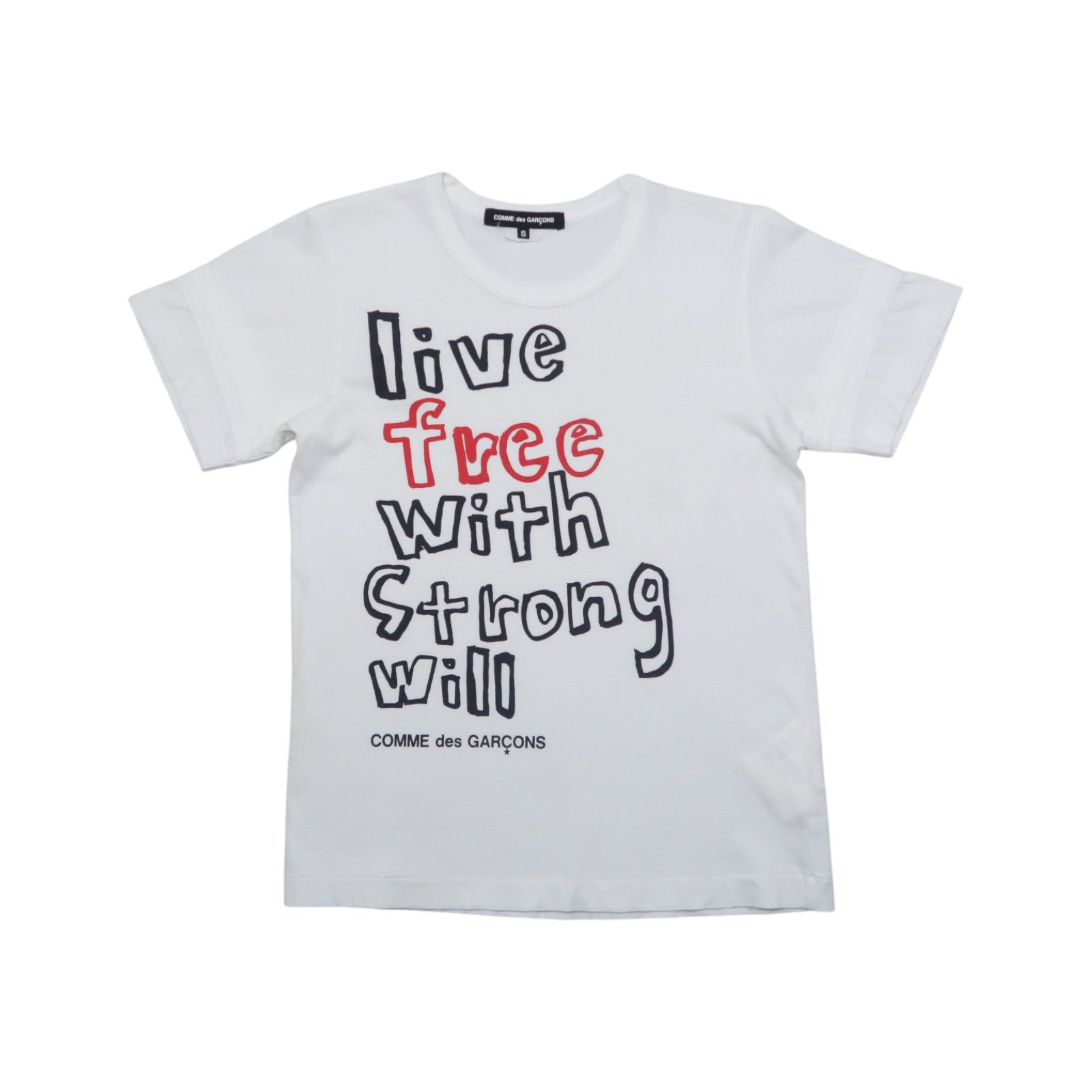 Comme des Garcons Comme des Garcons Live Free With Strong Will Double Tee Size US S / EU 44-46 / 1 - 2 Thumbnail