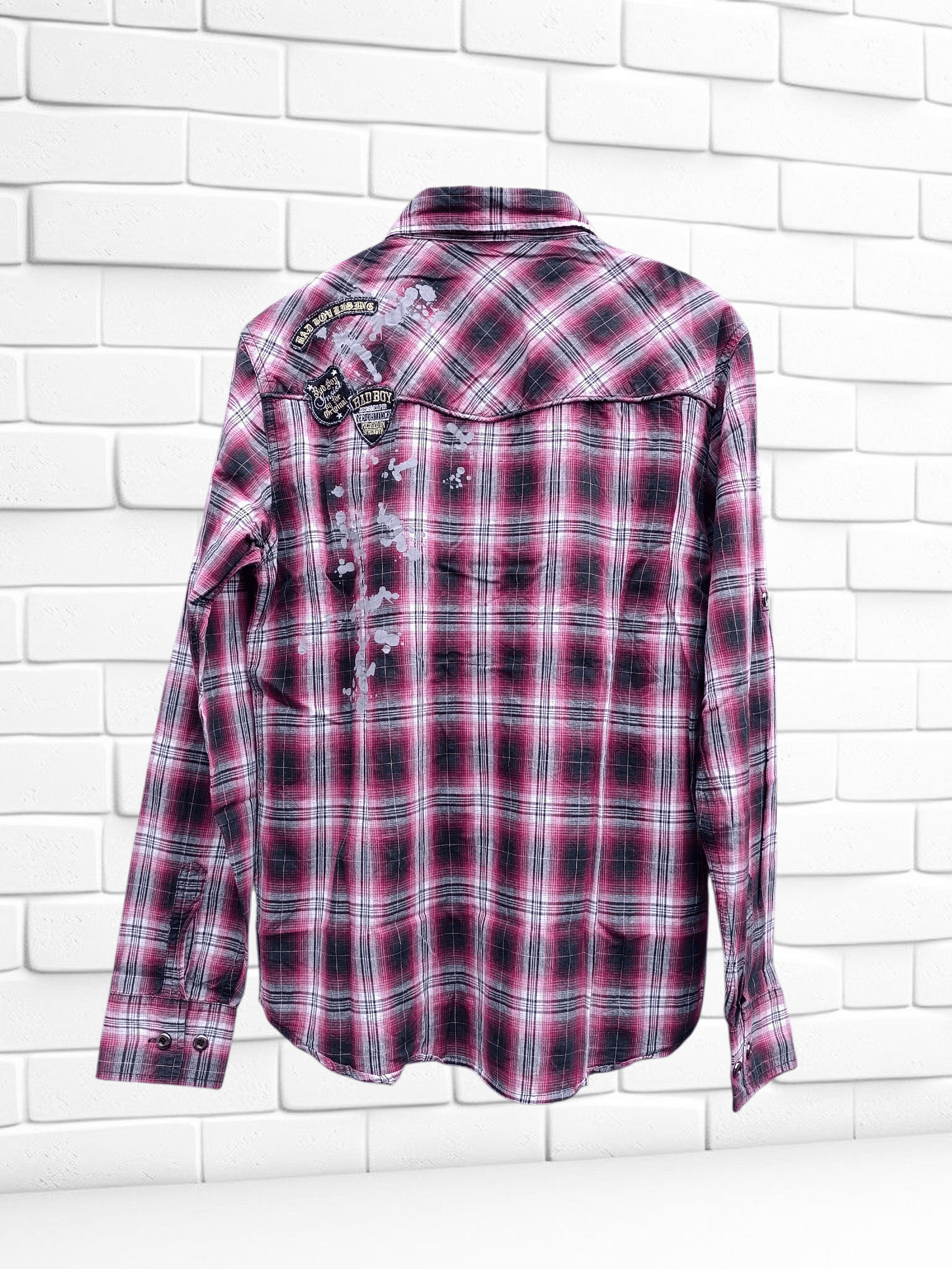 Vintage Vintage Bad Boy Western Shirt Y2K Grunge If Six Style Size US M / EU 48-50 / 2 - 5 Thumbnail