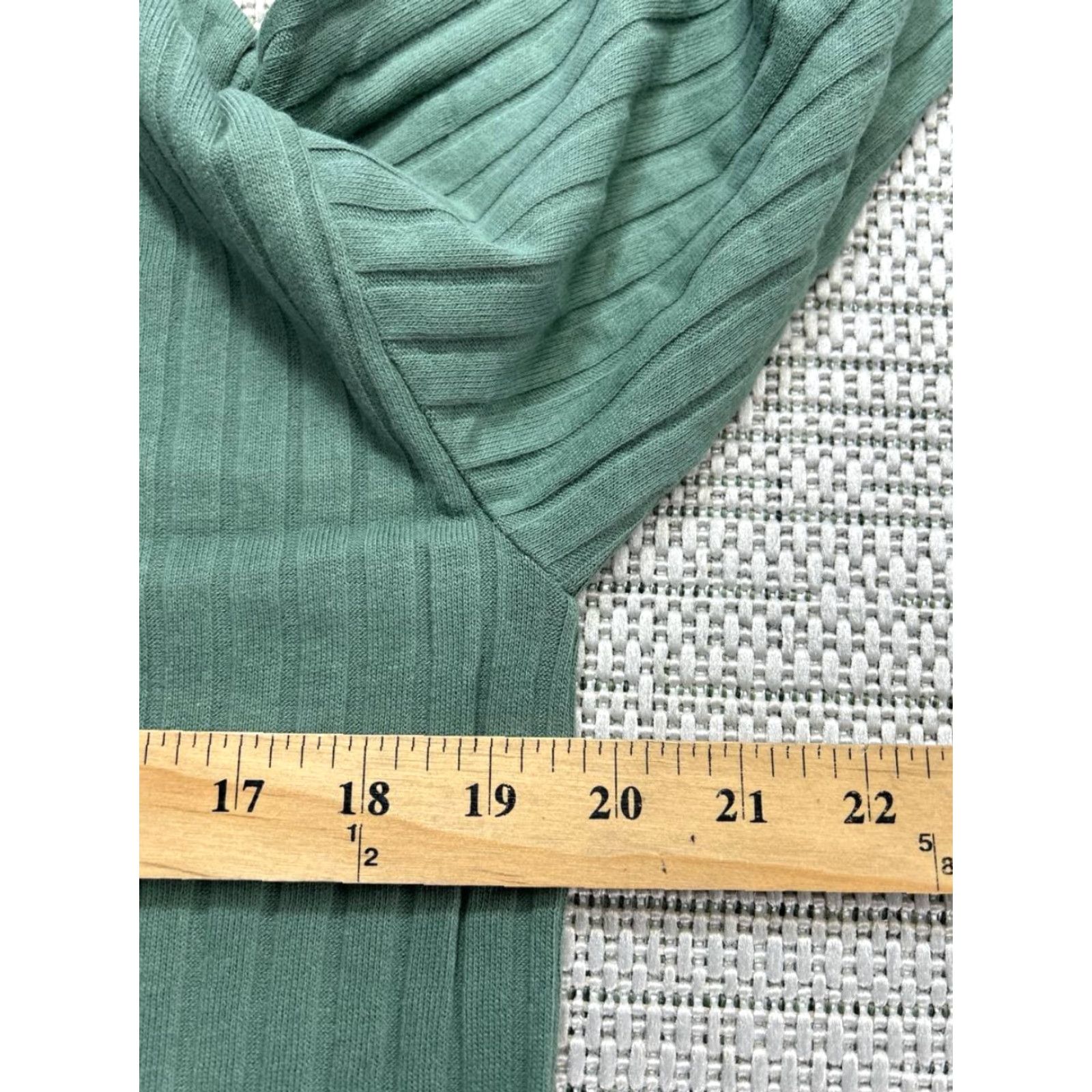 Madewell Madewell Sweater Shirt Green Cotton Blend Knit Turtleneck Womens Small Pullover Winter Casual Size S / US 4 / IT 40 - 6 Thumbnail
