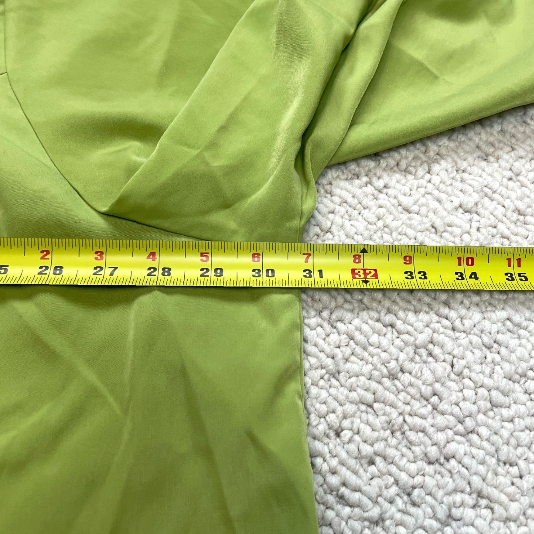 Vintage Roman's Shirt Womens Plus Size 32W Green Long Sleeve Button Up Top Size XXS / US 00 / IT 34 - 5 Thumbnail
