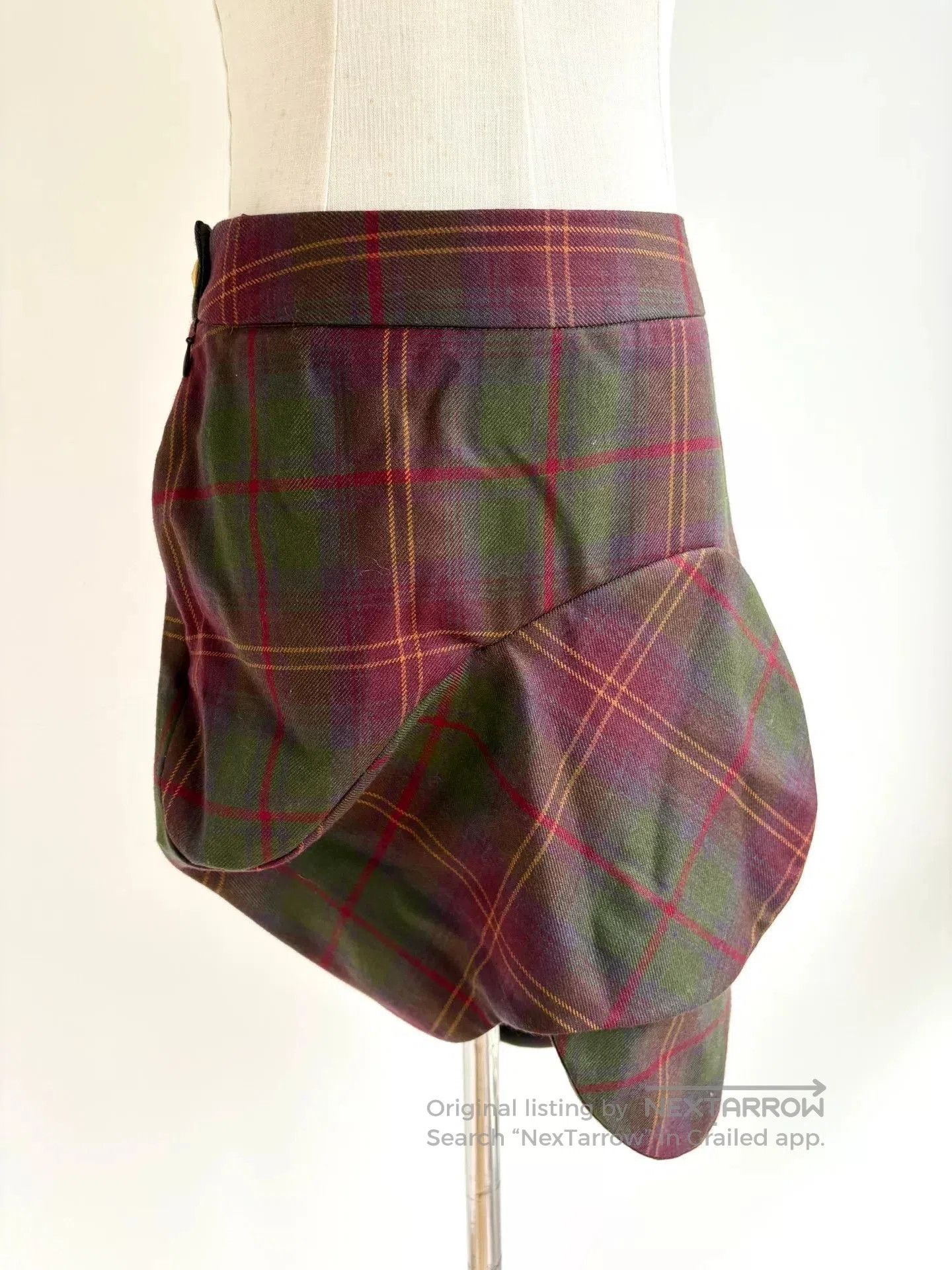 Vivienne Westwood vivienne westwood vintage irregular plaid skirt. Size 37" - 1 Thumbnail