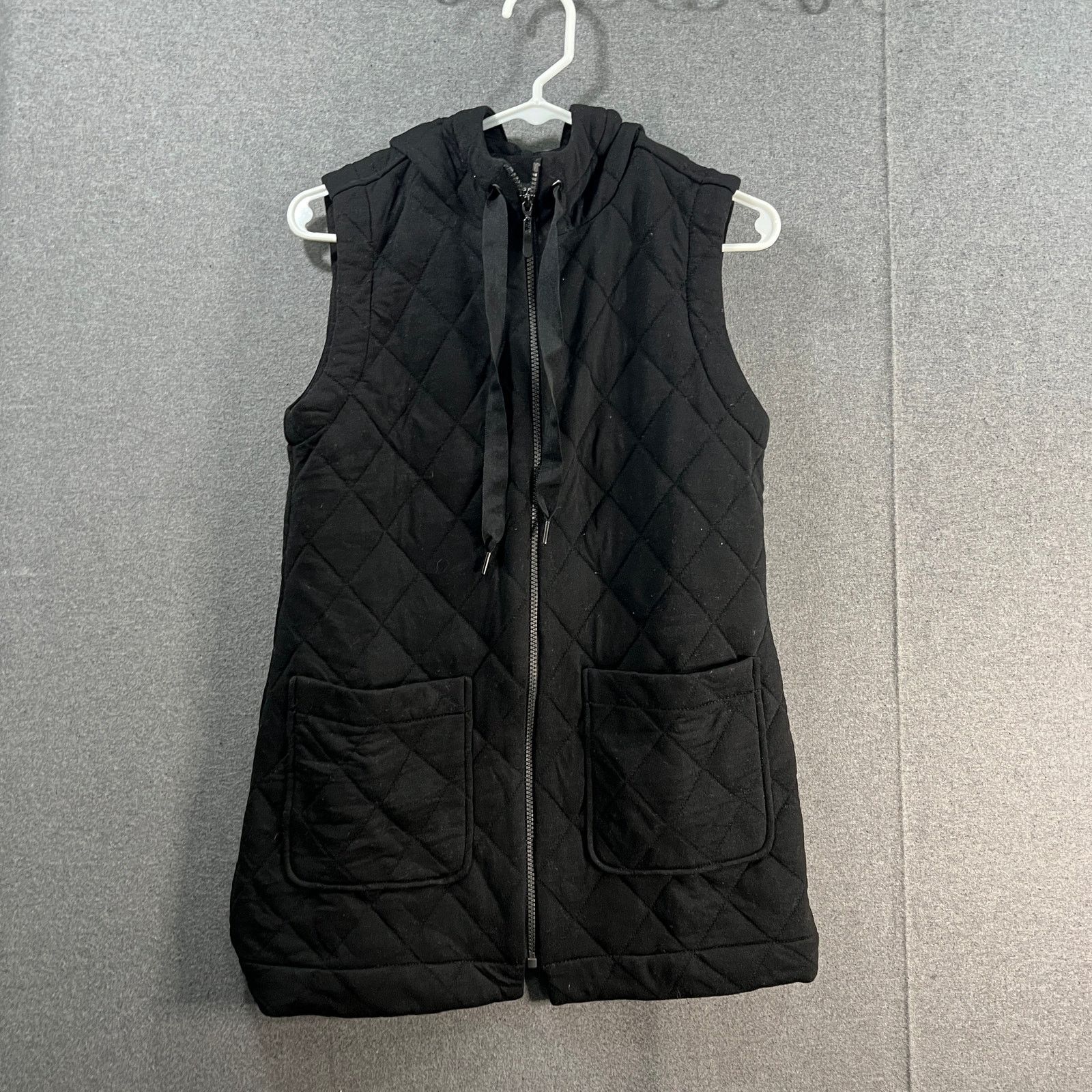Other Susan Graver Weekend Quilted Knit Zip Front Vest Size XXS / US 00 / IT 34 - 1 Thumbnail