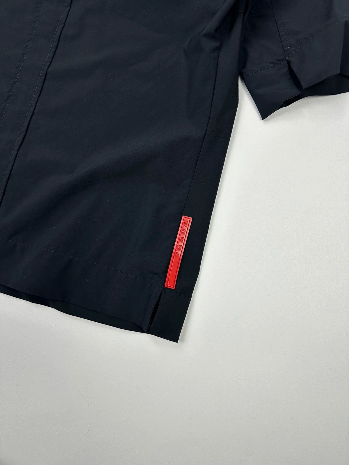 Prada Prada Sport SS2000 V Neck Light Nylon Navy Blue Top Shirt Size M / US 6-8 / IT 42-44 - 10 Thumbnail