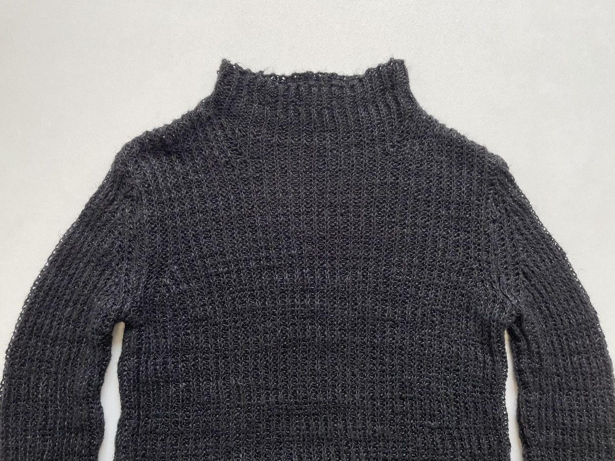 Dries Van Noten ‘Milla’ Black Cobweb Weave Sweater Size US M / EU 48-50 / 2 - 4 Thumbnail
