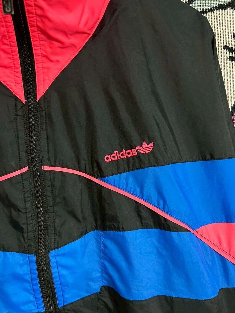 Adidas Vintage 90s Adidas Jacket size L Size US L / EU 52-54 / 3 - 3 Thumbnail
