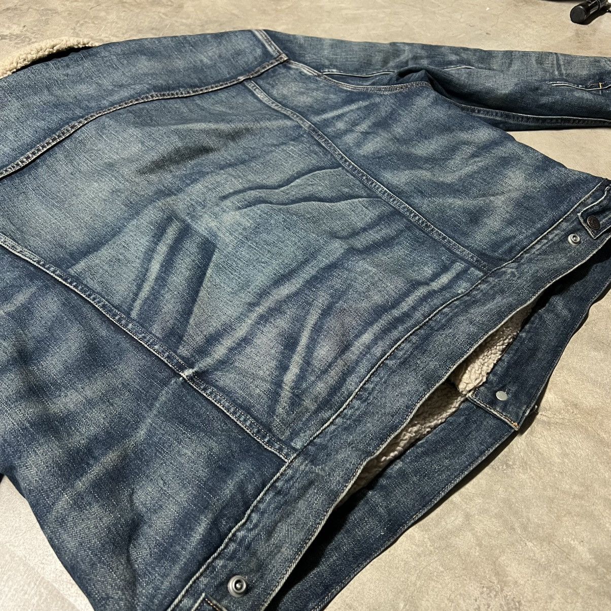 Denim & Supply Ralph Lauren × Polo Ralph Lauren × RRL Ralph Lauren Vintage 2000’s Polo Denim & Supply Sherpa-Lined Denim Jacket Size US XXL / EU 58 / 5 - 10 Thumbnail