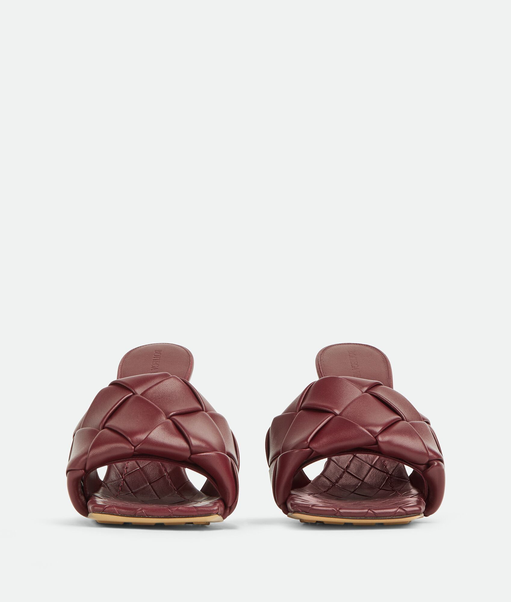 Bottega Veneta o1n1vont0125 Lido Mules in Cherry Size US 6 / IT 36 - 2 Thumbnail
