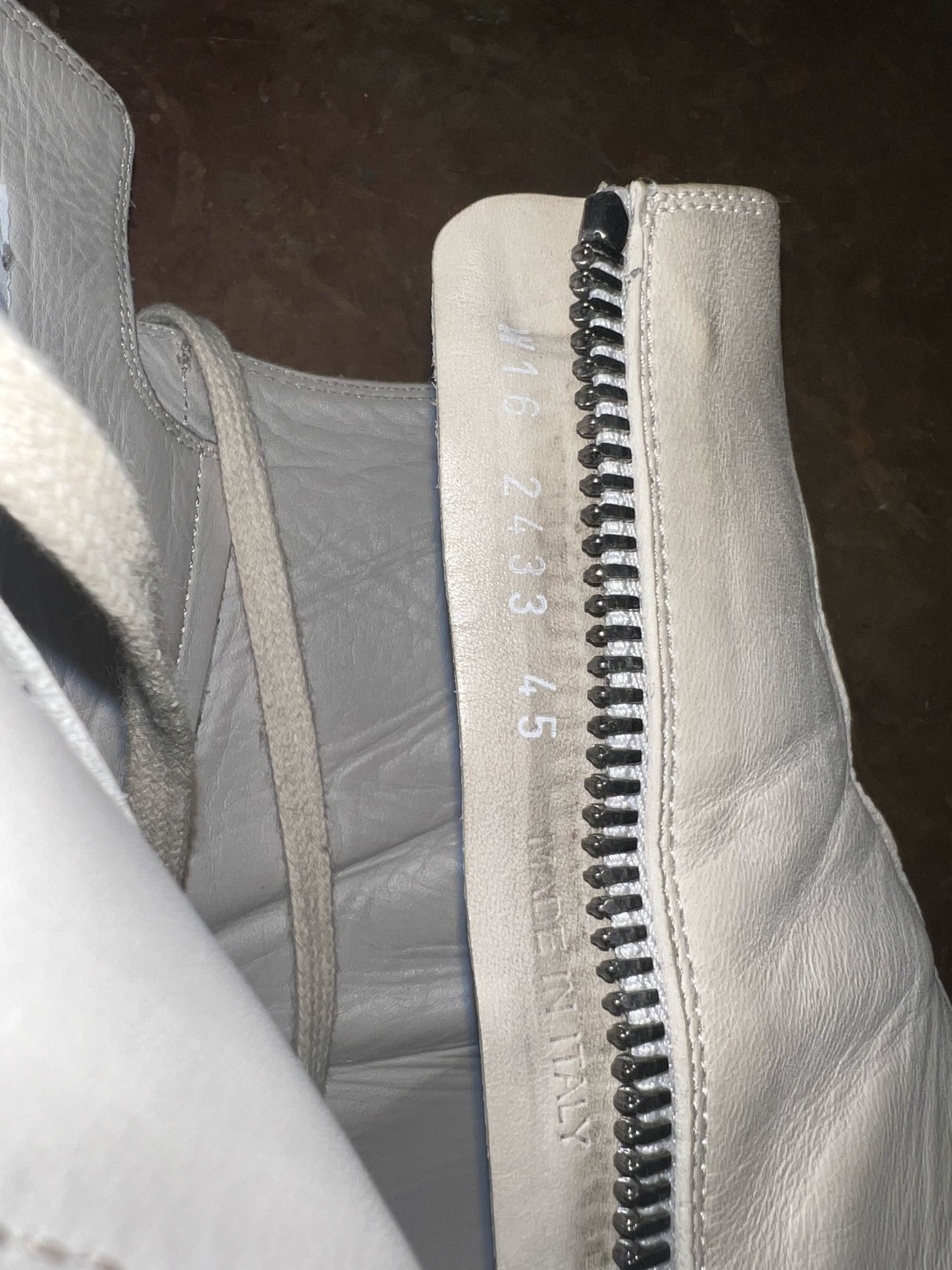 Rick Owens Rick Owens Mainline Ramones Pearl Size US 12 / EU 45 - 3 Thumbnail