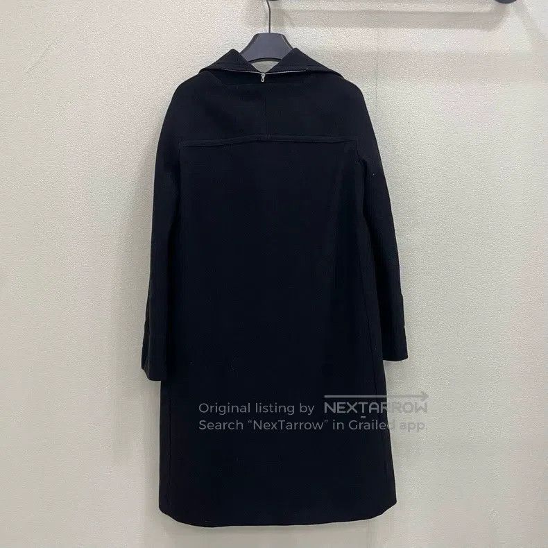Hermes Hermes Black Horn Button Coat Size XXS / US 00 / IT 34 - 2 Thumbnail