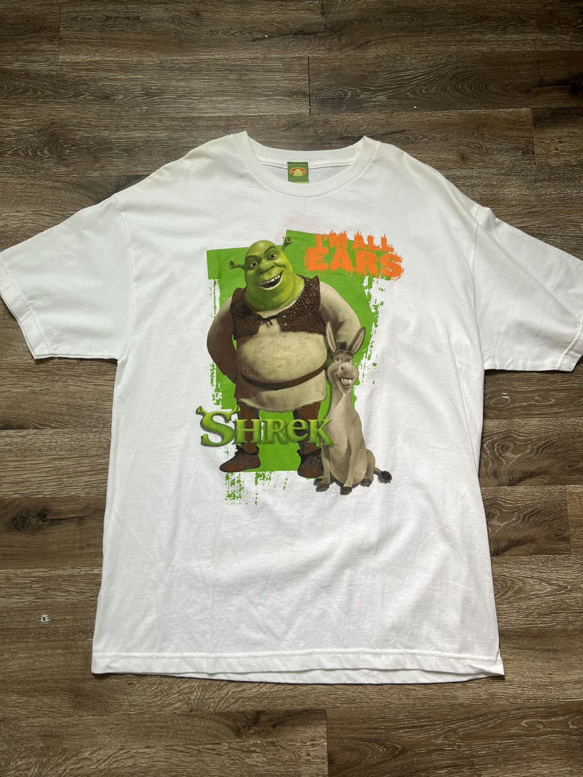 Vintage Shrek 2 Promo Shirt Size US XL / EU 56 / 4 - 2 Thumbnail