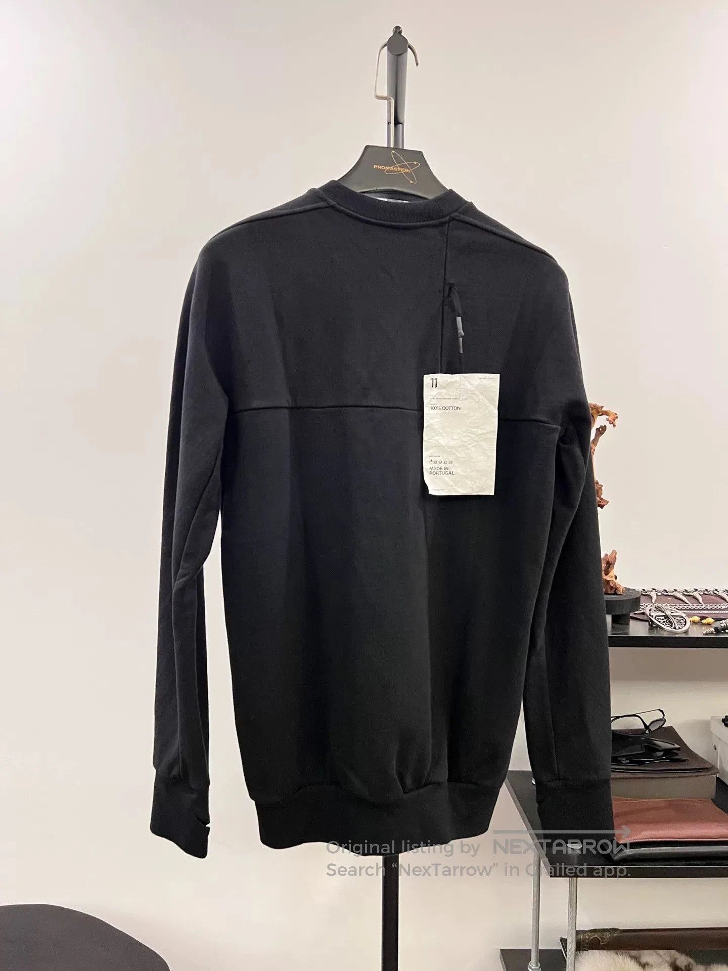 11 By Boris Bidjan Saberi Boris Bidjan Saberi 11by BBS Cotton Crewneck. Size US XXS / EU 40 - 2 Thumbnail