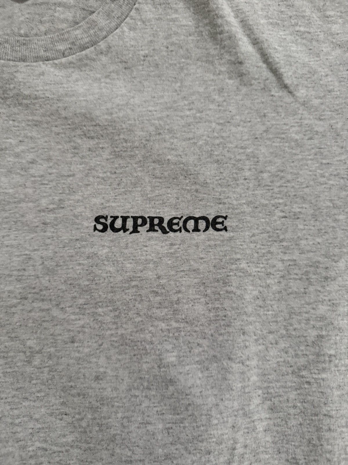 Supreme Supreme grey worship tee shirt FW23 | size XL Size US XL / EU 56 / 4 - 3 Thumbnail