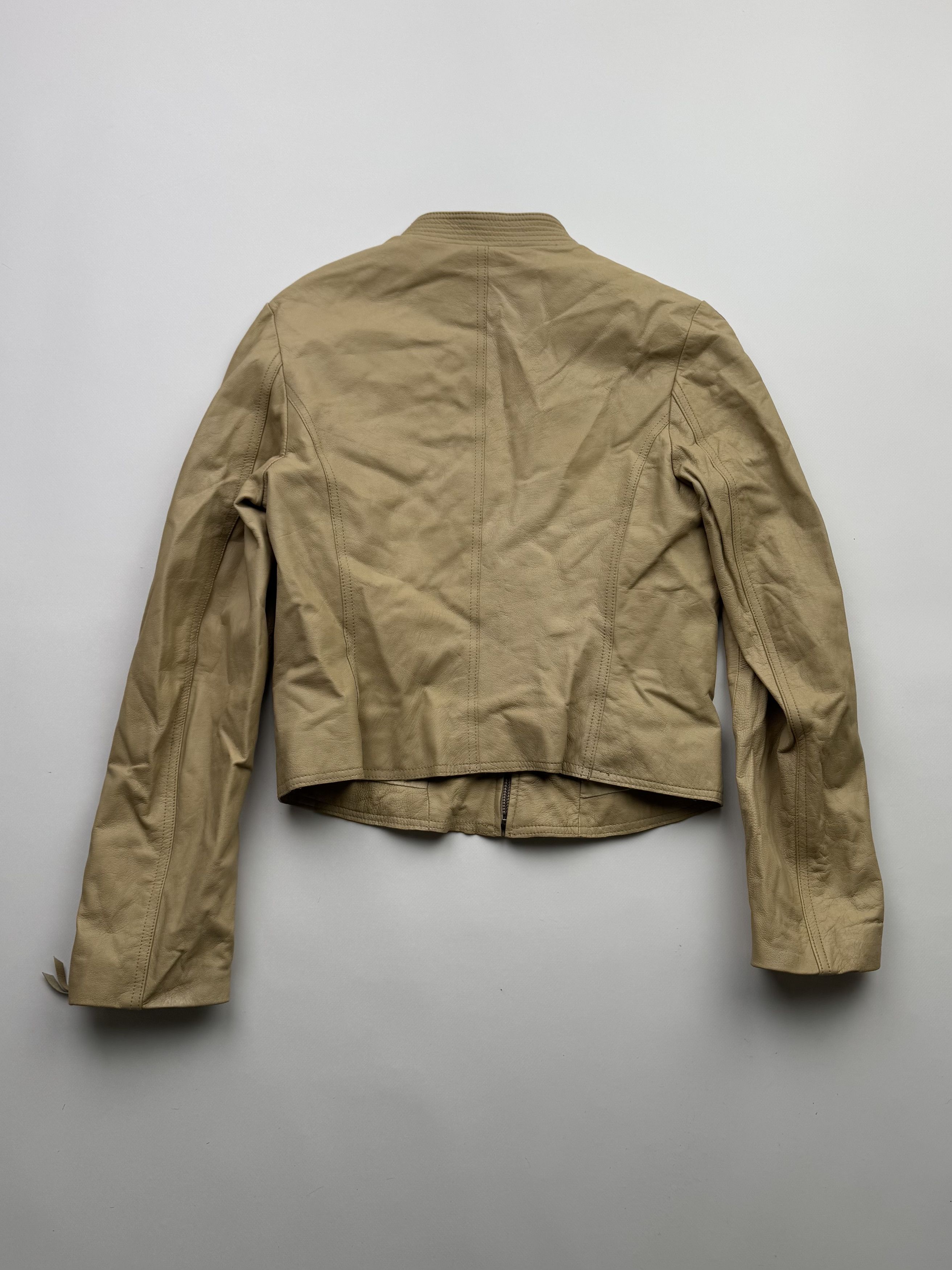 Vintage Vintage Cropped Leather Jacket B249(V14) Size S / US 4 / IT 40 - 6 Thumbnail