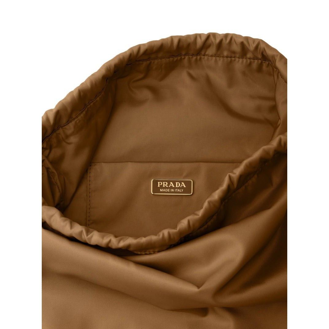 Prada PRADA Wish $775 Brandy Re-Nylon Pouch New & Authentic Size ONE SIZE - 3 Thumbnail