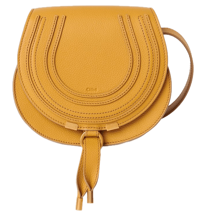 Chloe o1loc1c10425 Size: OS / Marcie Saddle Bag in Honey Gold Size ONE SIZE - 1 Thumbnail