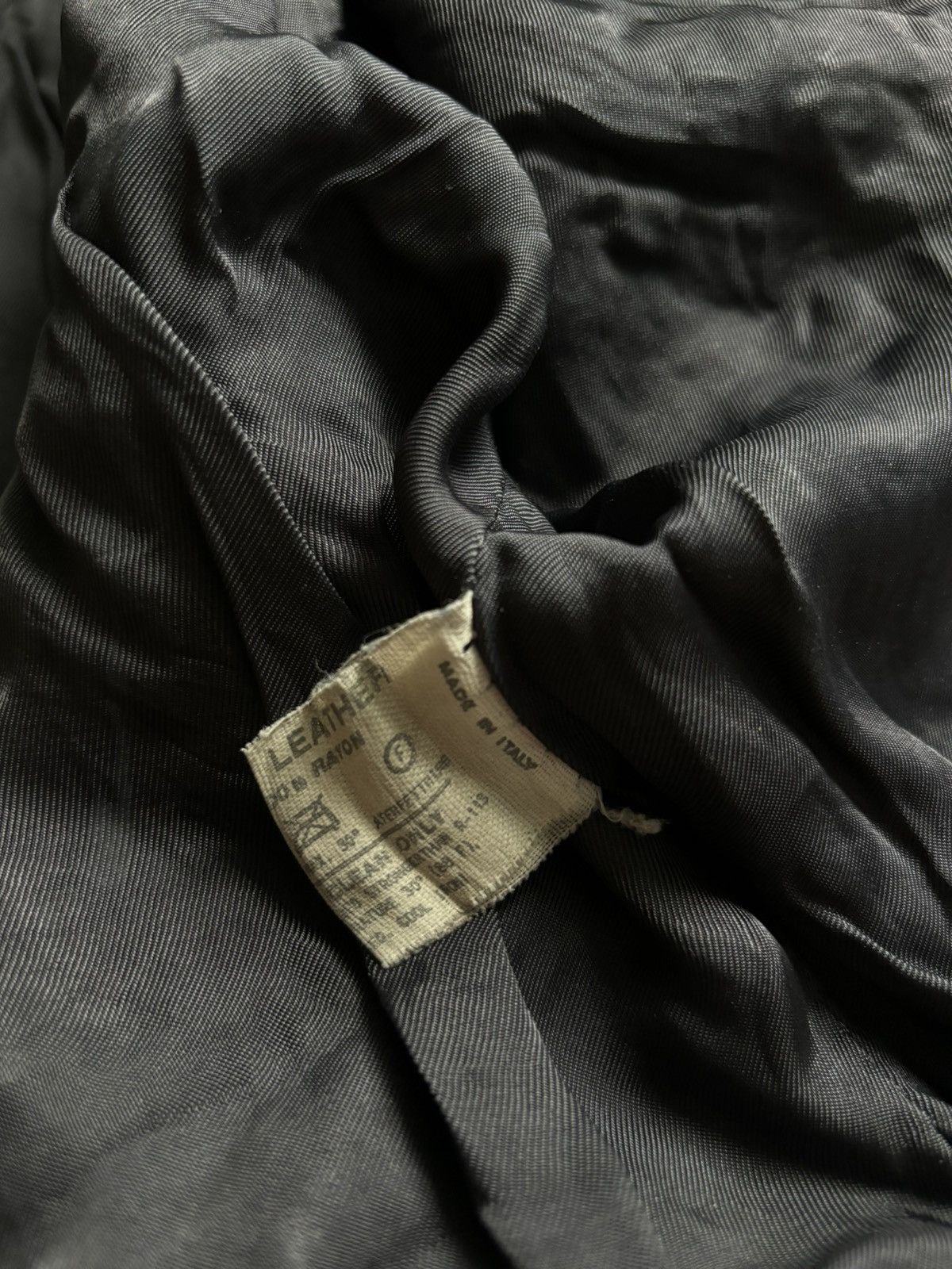 Vintage A-2 vintage Leather aviation bomber jacket 1970s Size US L / EU 52-54 / 3 - 12 Thumbnail